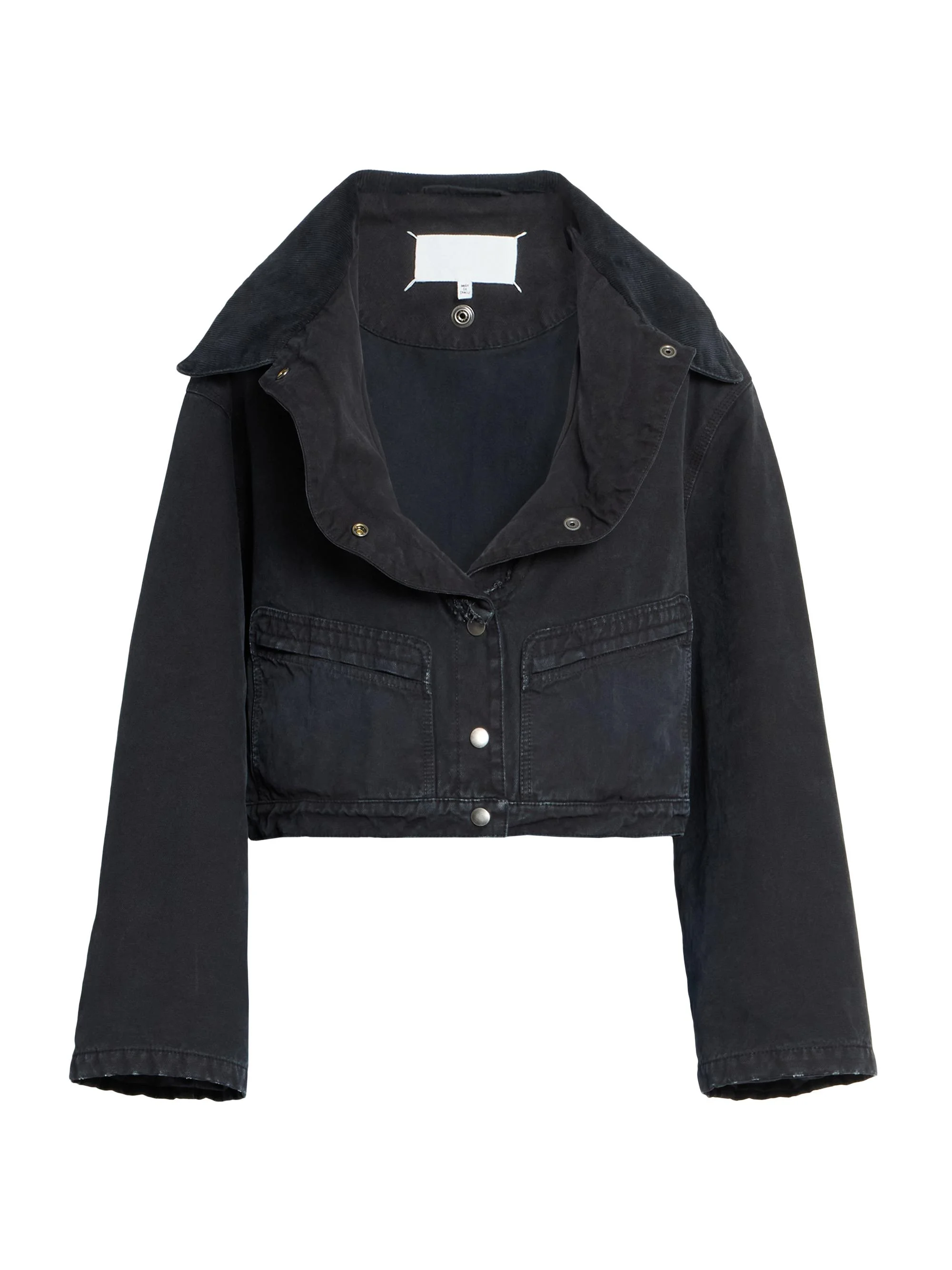 Women's Cotton Canvas Sport Coat - Vintage Black - 1