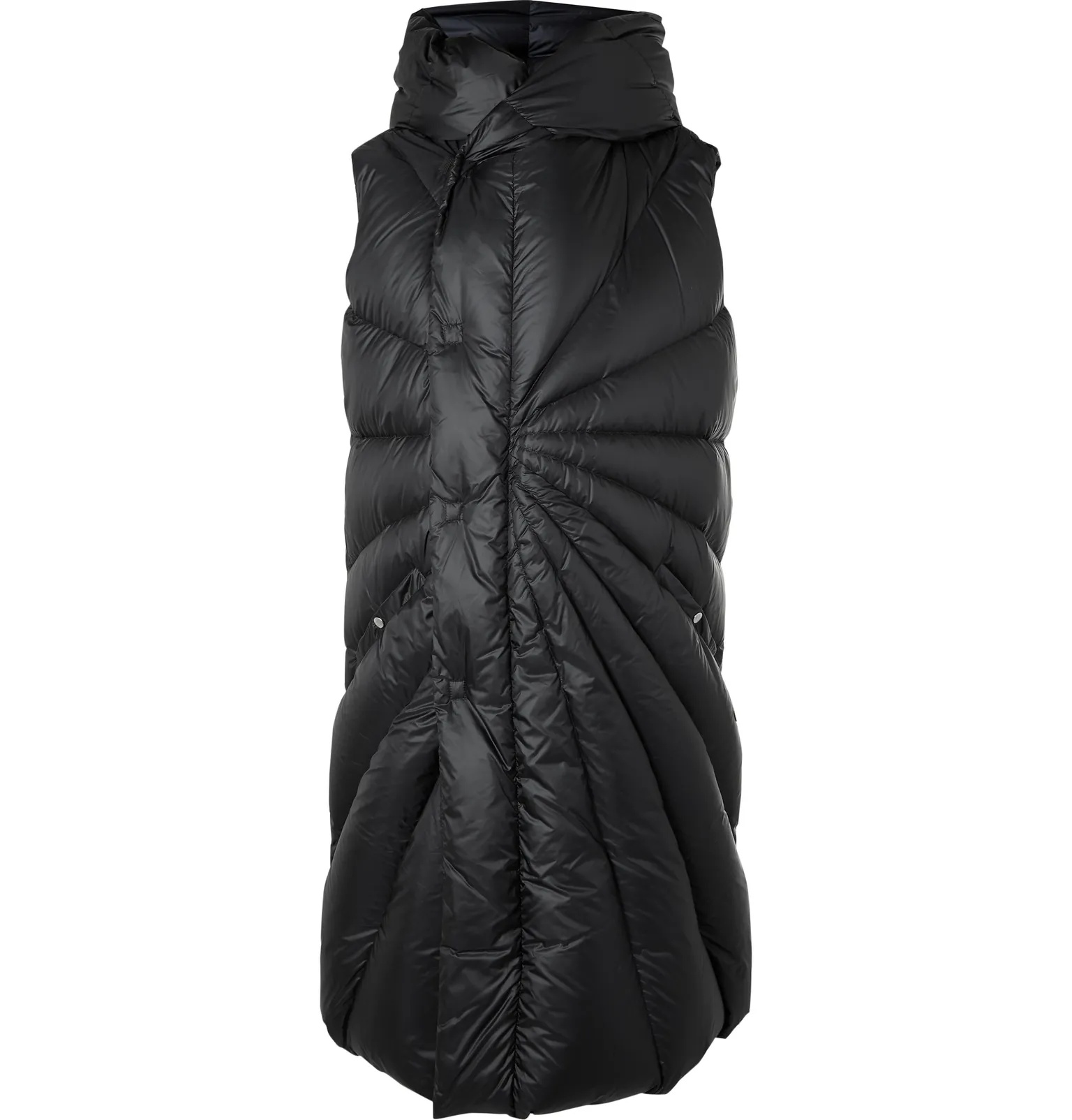 + Moncler Porterville Oversized Logo-Appliquéd Hooded Shell Down Gilet - 1