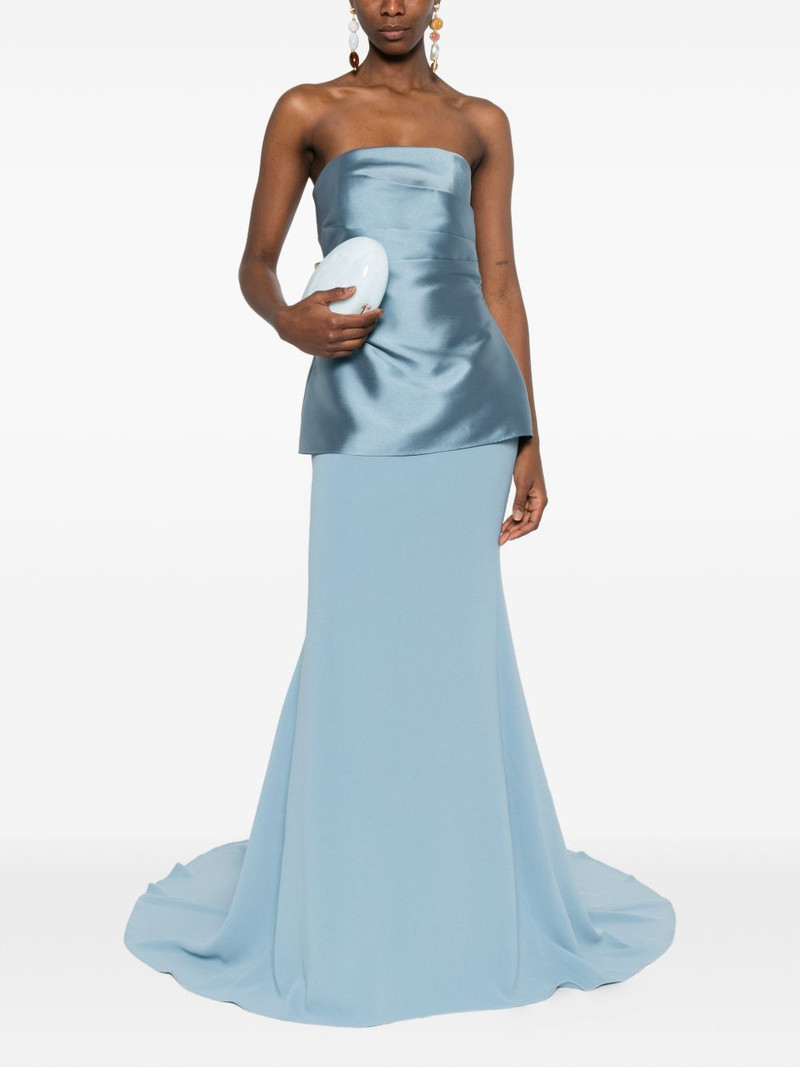 SOLACE LONDON Alia strapless maxi dress outlook