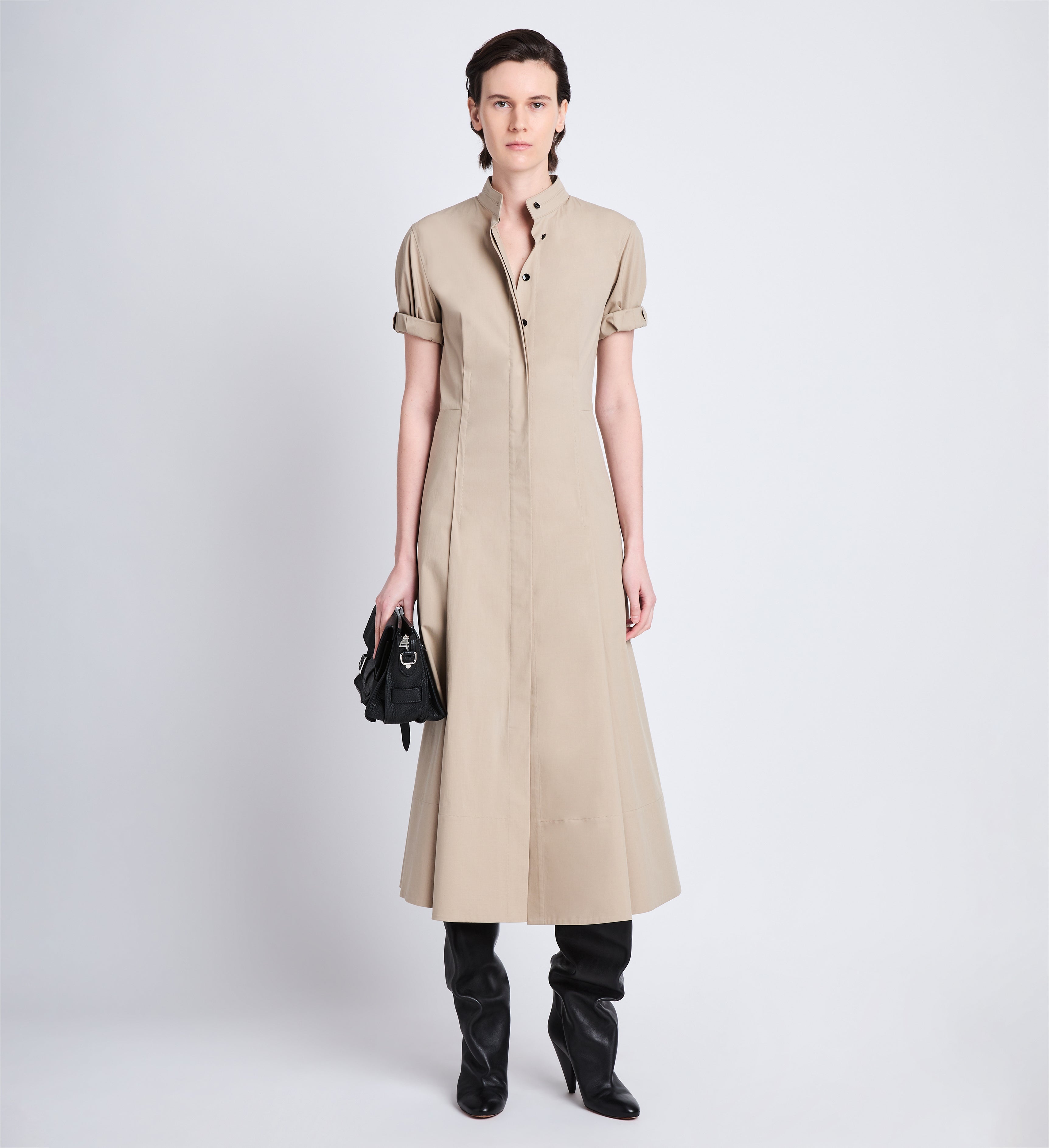 Tracey Dress in Eco Poplin - 2