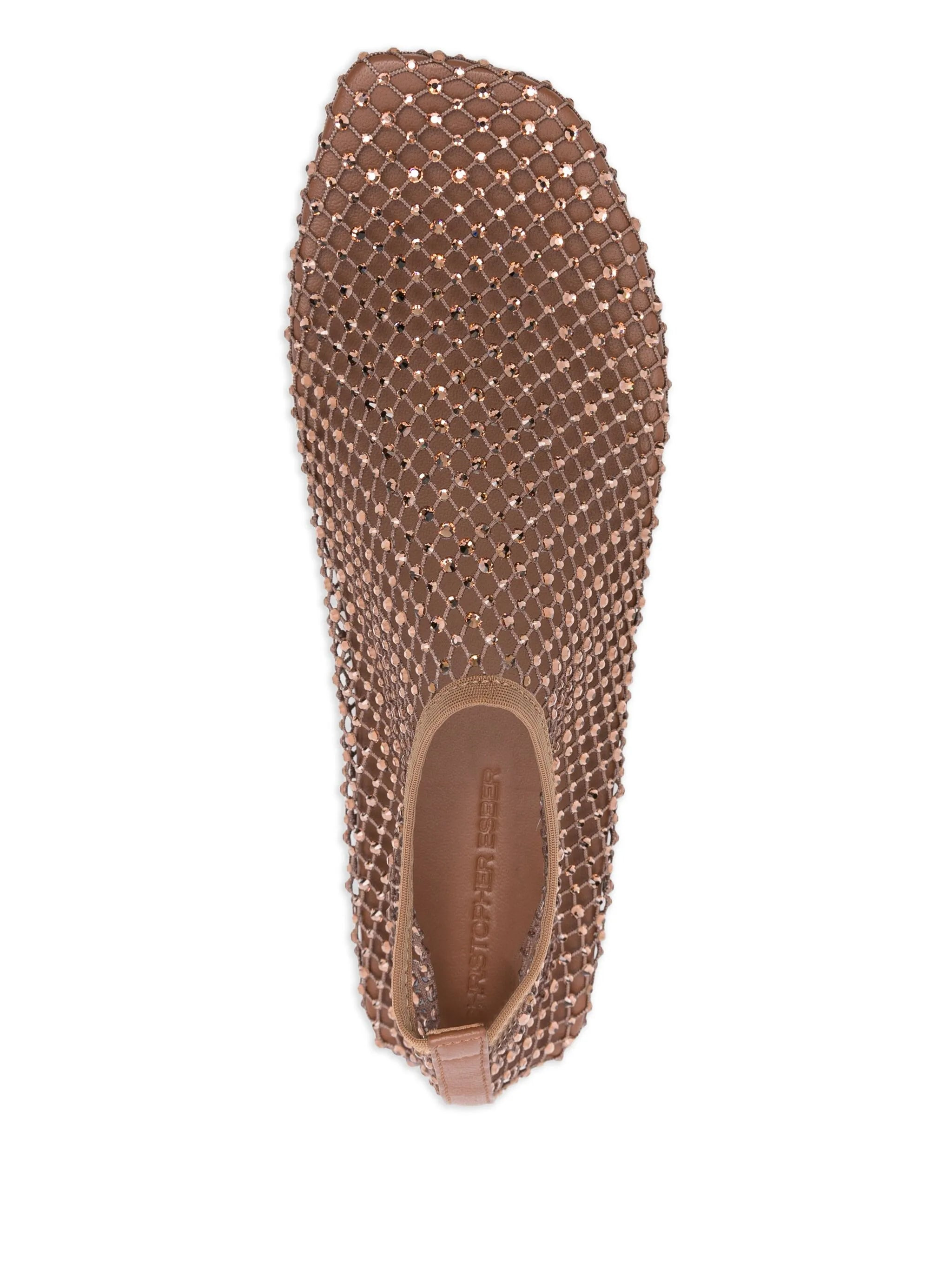 crystal-embellished ballet flats - 4