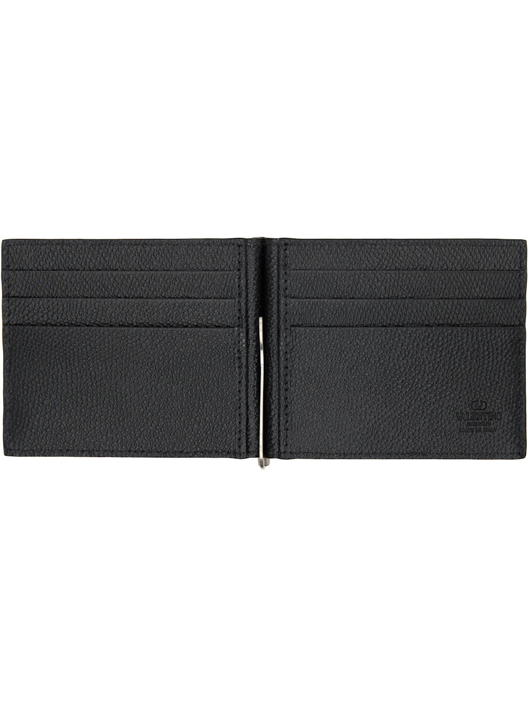 Black VLogo Signature Bifold Wallet - 3