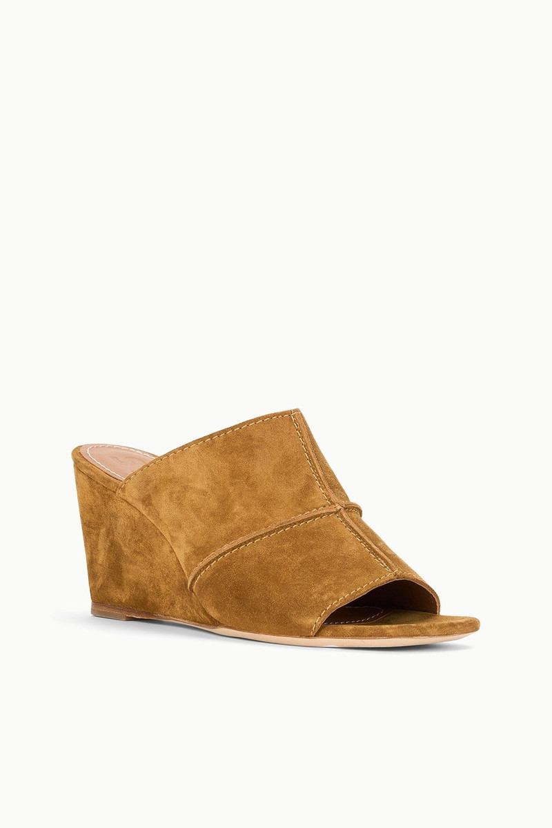 STAUD STAUD DANIELLA WEDGE TAN outlook