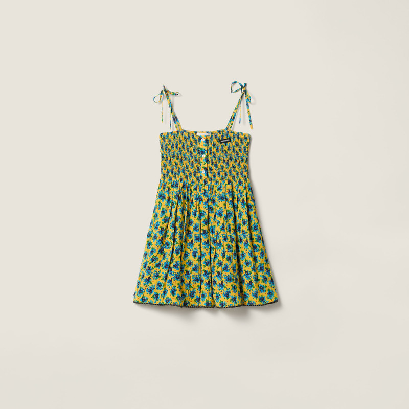 Crêpe de chine mini-dress 1