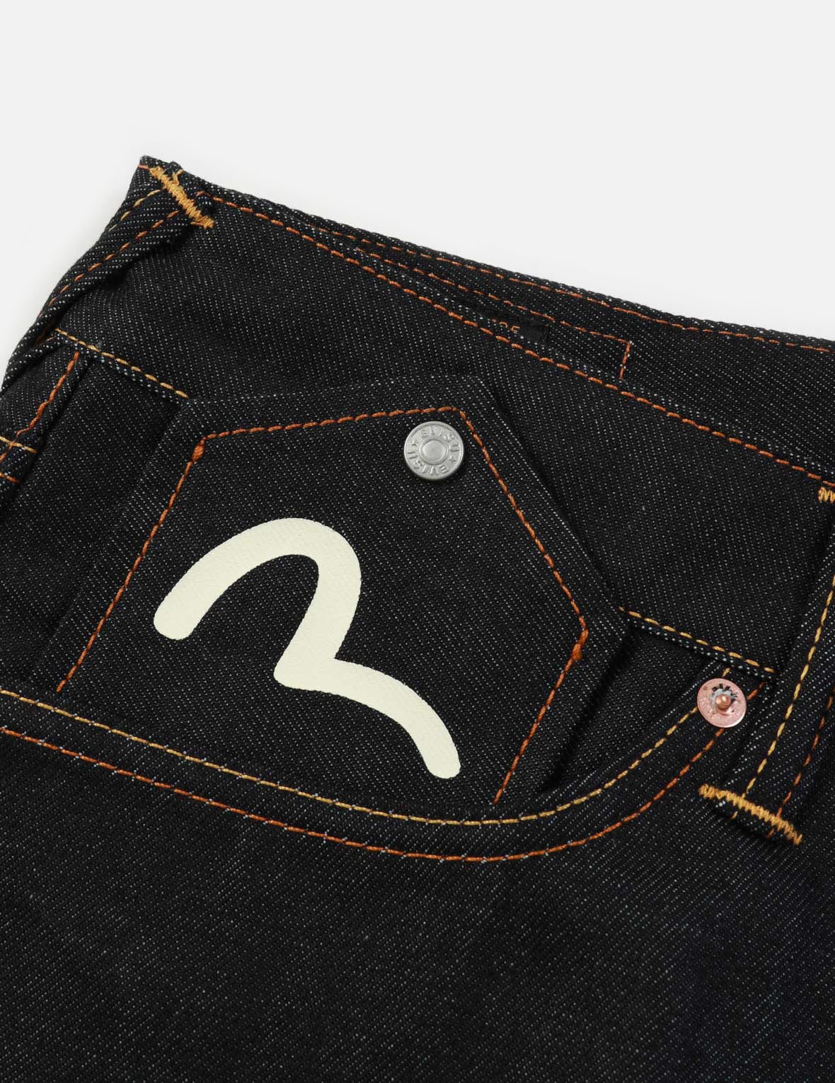 SEAGULL PRINTED POCKET CARROT-FIT CROPPED JEANS #2017 - 7
