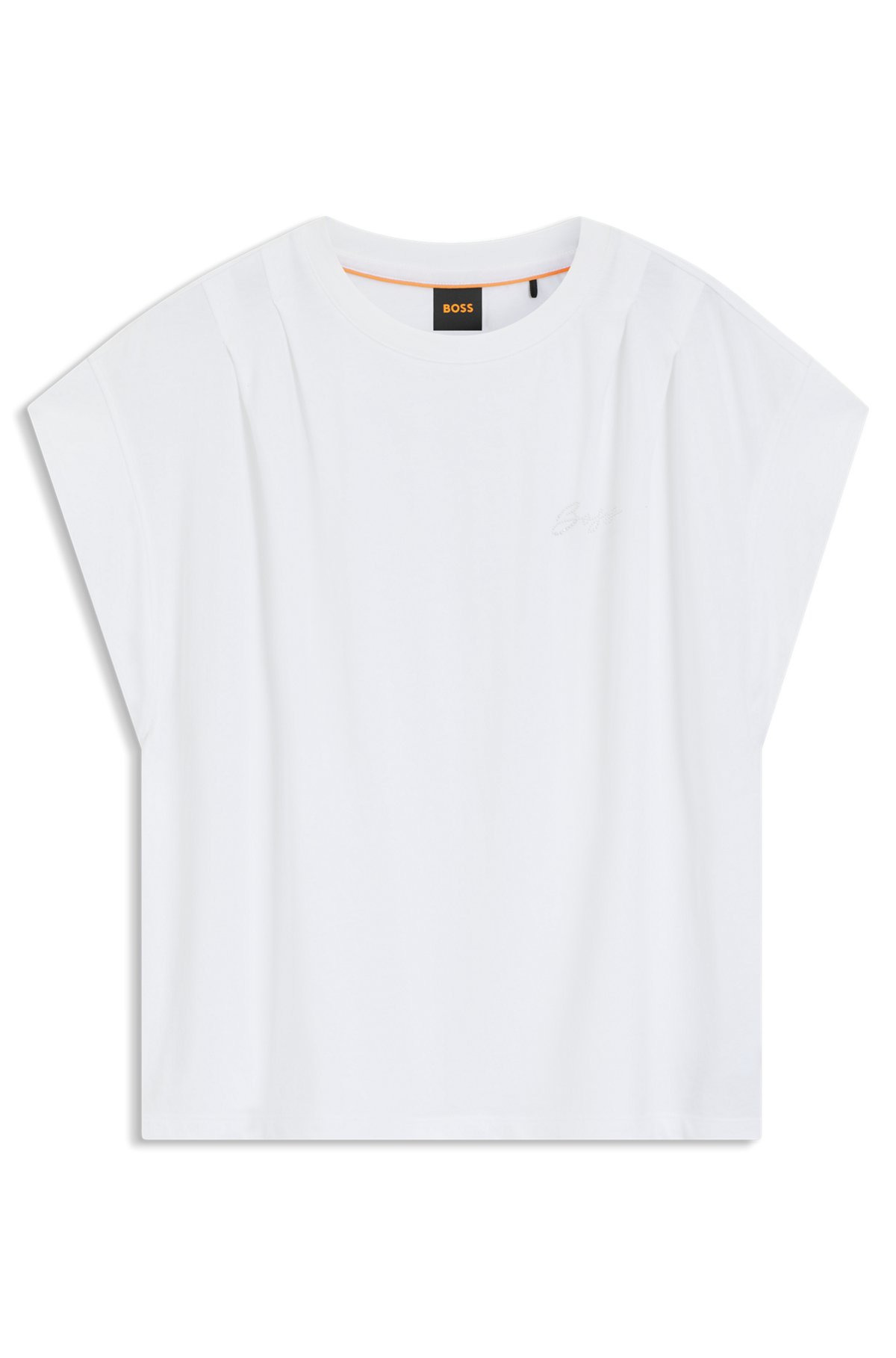 COTTON JERSEY T-SHIRT WITH HANDWRITTEN-LOGO PRINT - 1