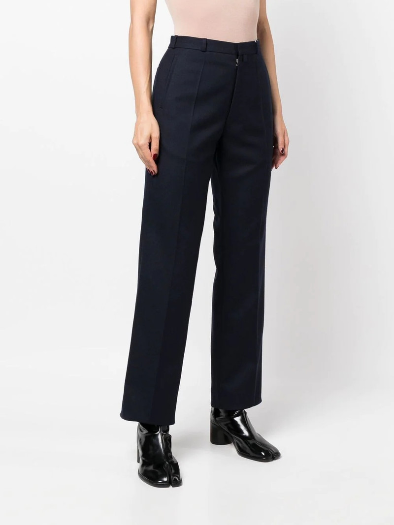 four-stitch wool trousers 3