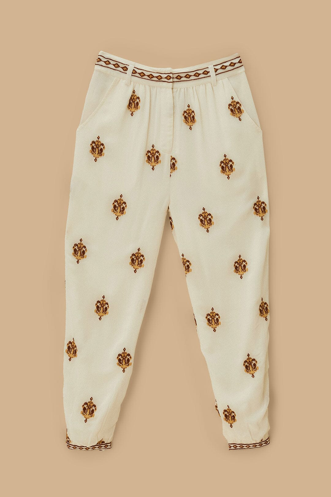 Off-White Anchor Tapestry Embroidered Pants - 6