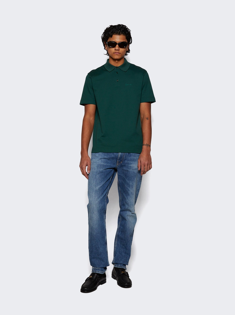 Classic Fit Polo Shirt Dark Green - 2