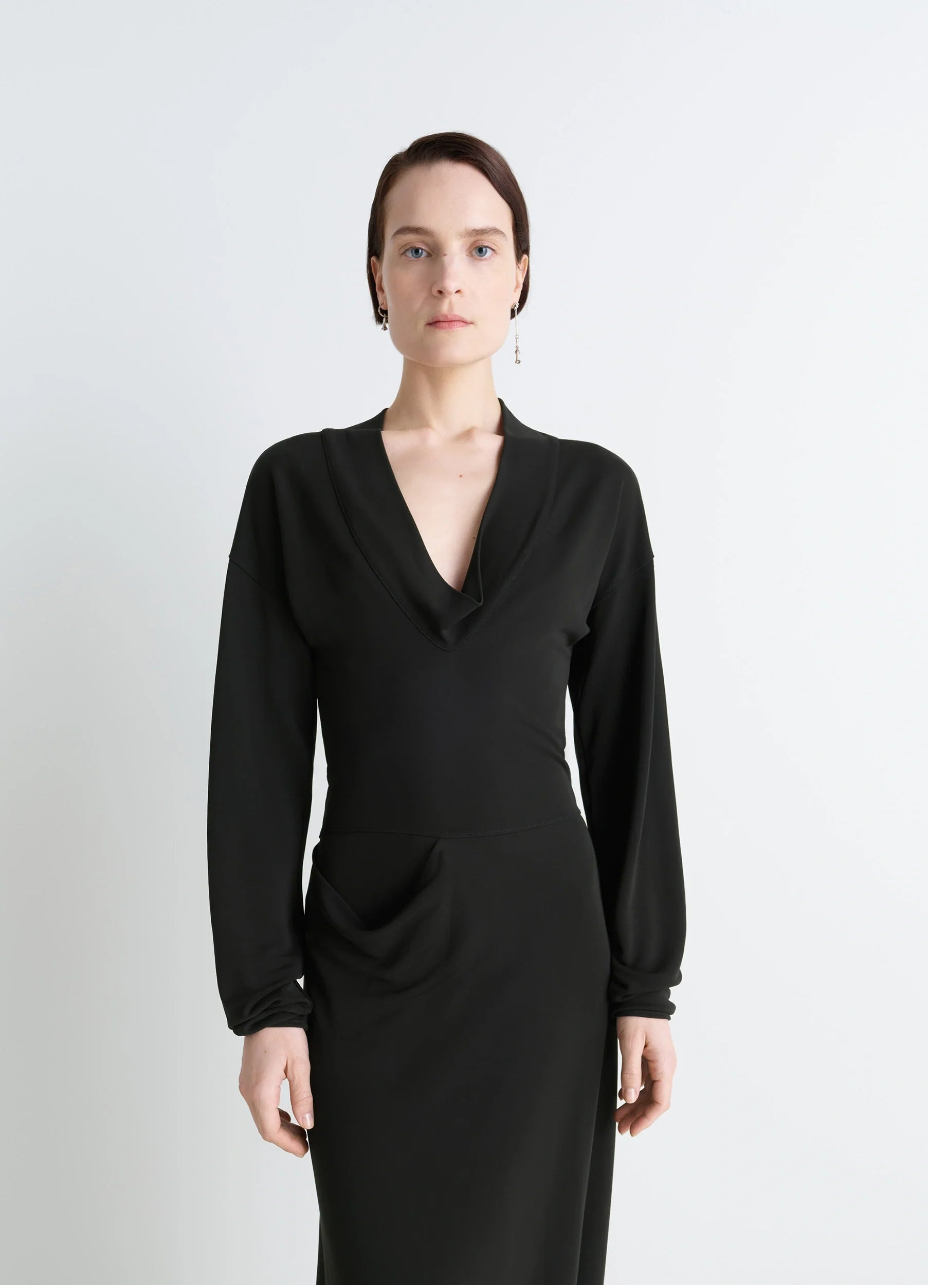 V-NECK DRESS - 3