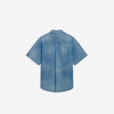 BALENCIAGA Regular Shirt in Blue outlook