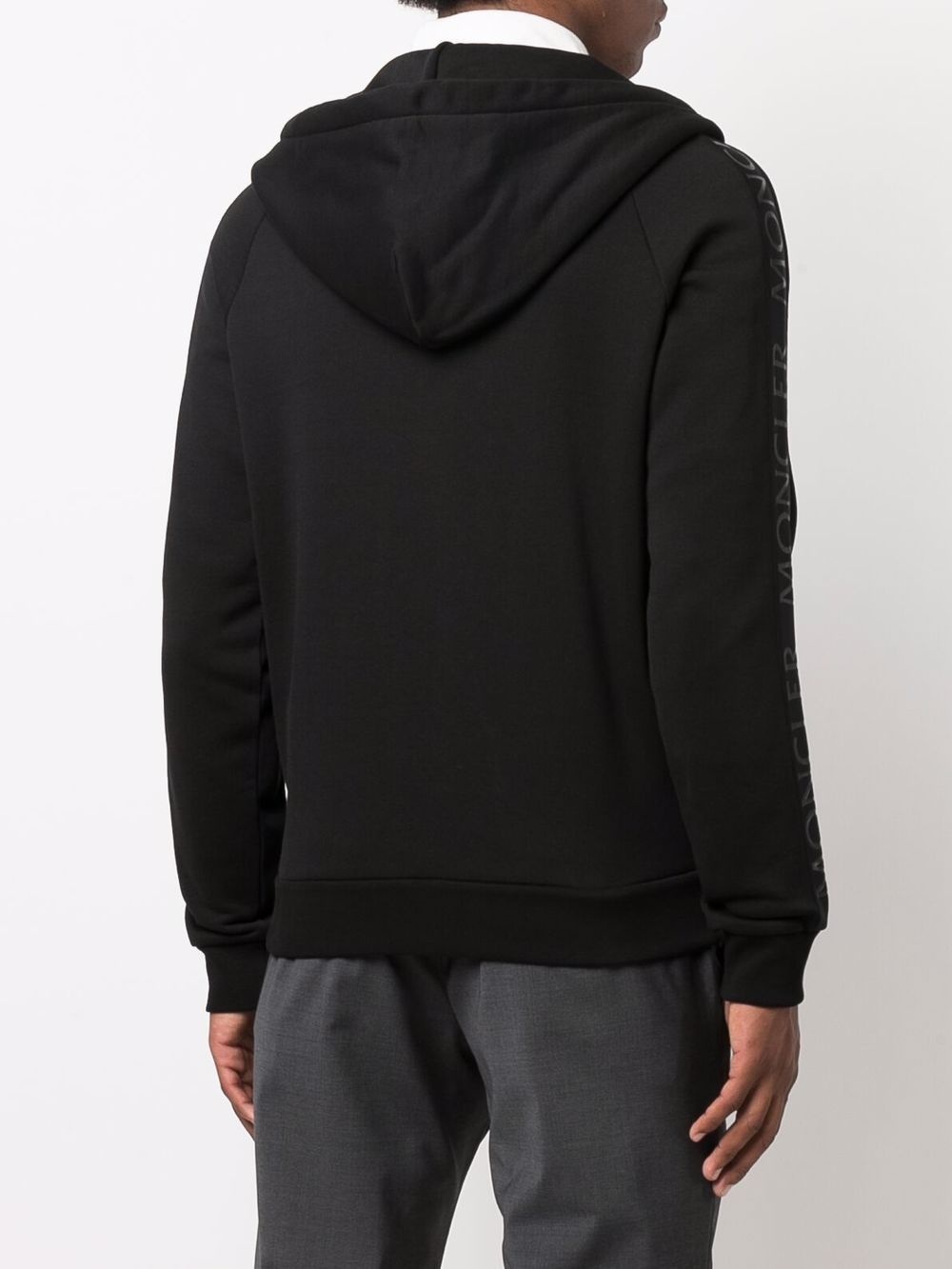 cotton zipped hoodie - 4