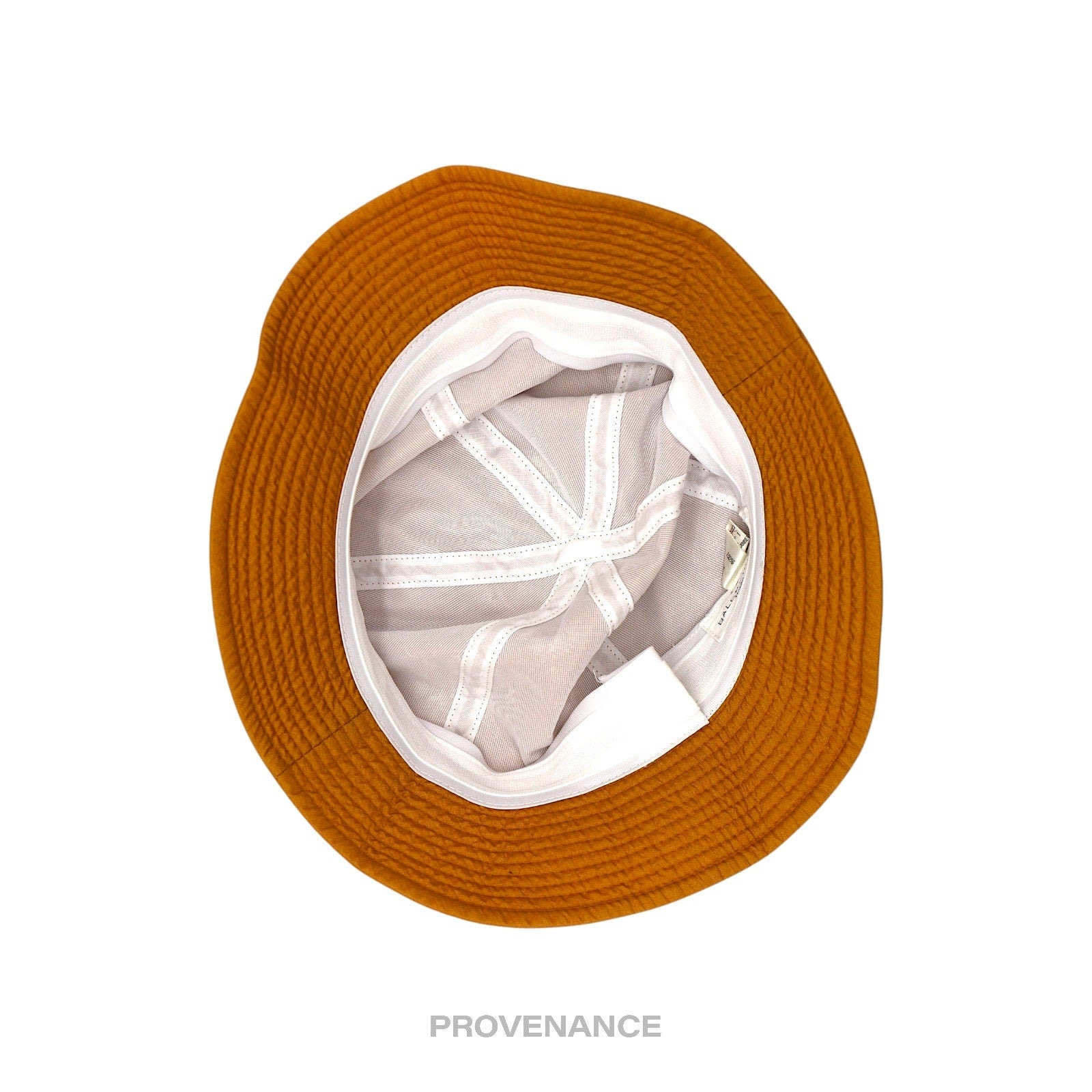 Balenciaga BB Logo Embroidered Bucket Hat - Golden Ochre - 4