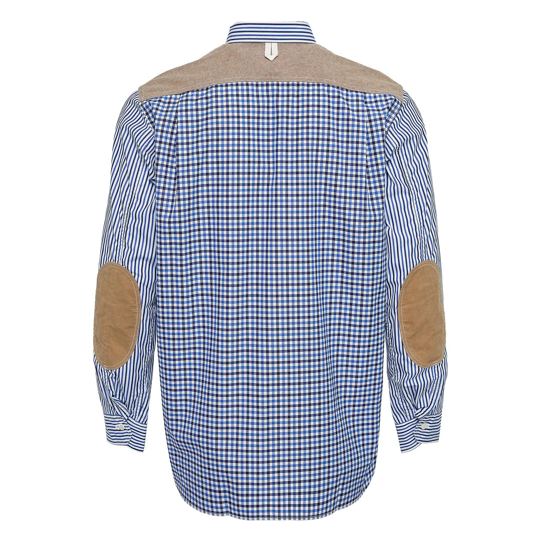 Cotton Stripe Check Shirt - 2