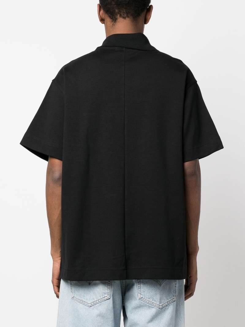 logo-print cotton T-shirt - 4