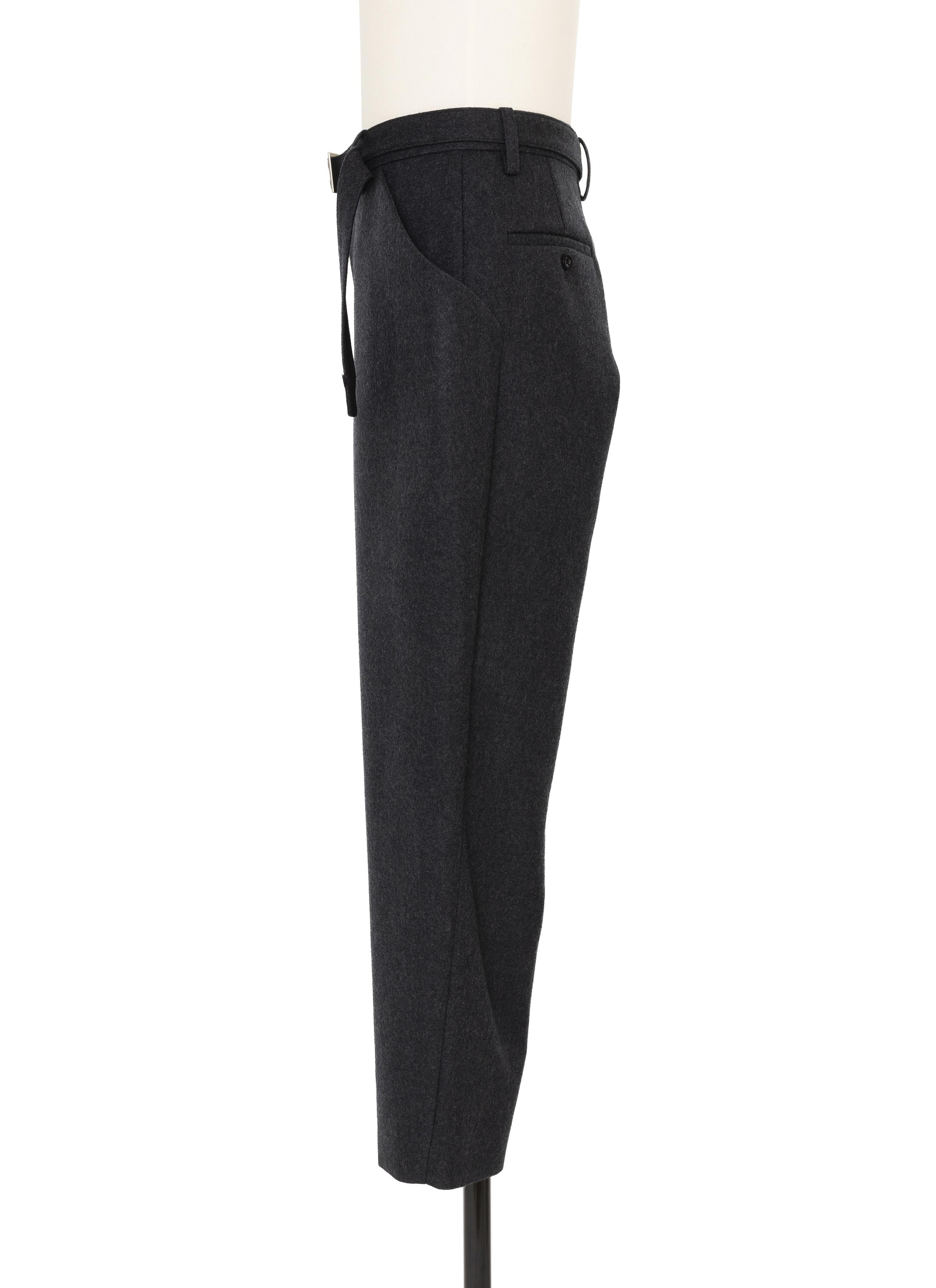 Wool Melton Pants - 3