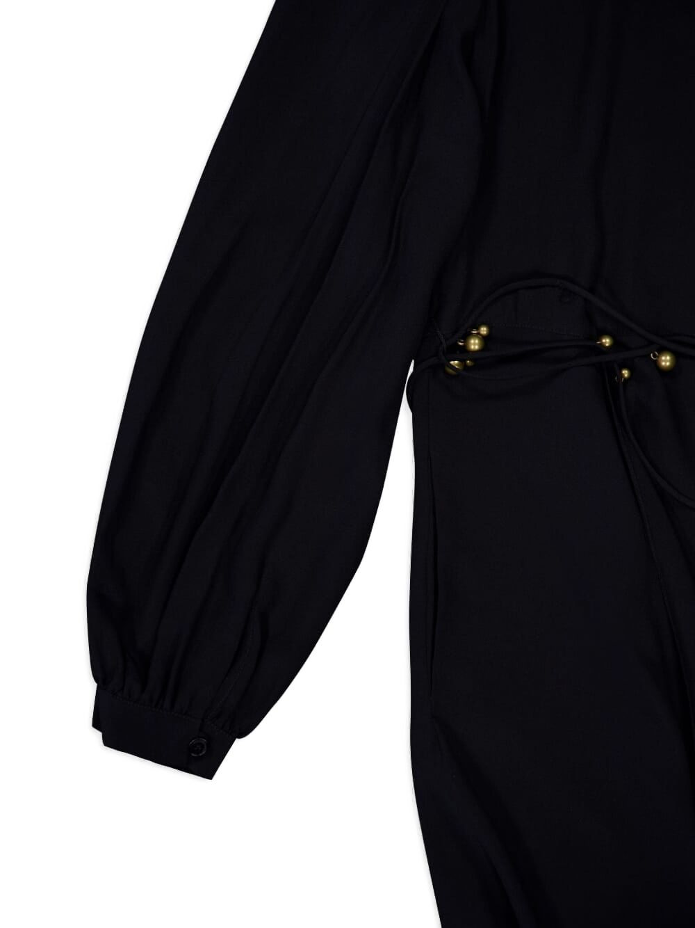 beaded-belt midi dress - 3