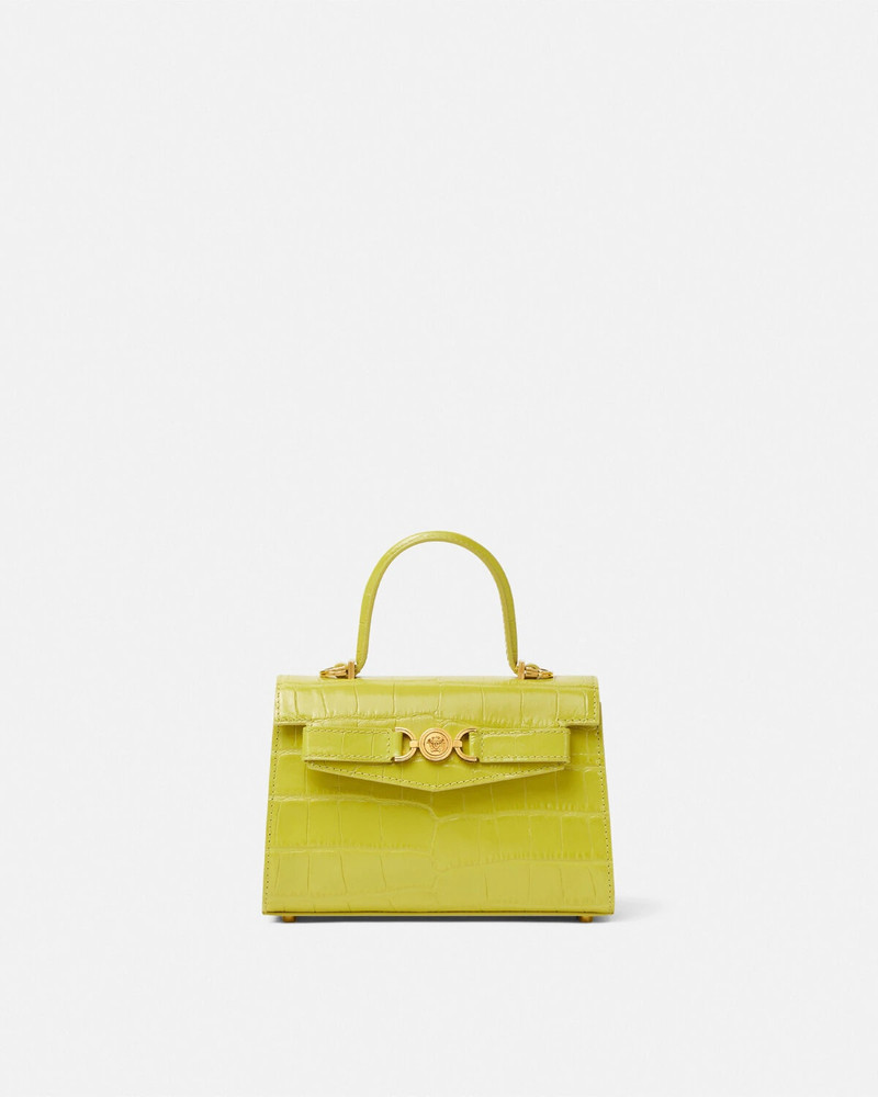 Croc-Effect Medusa '95 Small Handbag 1