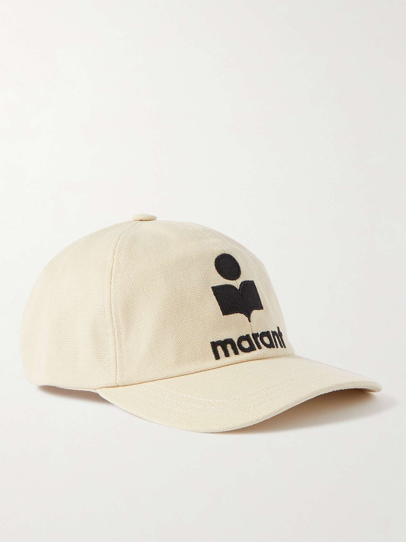 Isabel Marant Logo-Embroidered Cotton-Piqué Baseball Cap outlook
