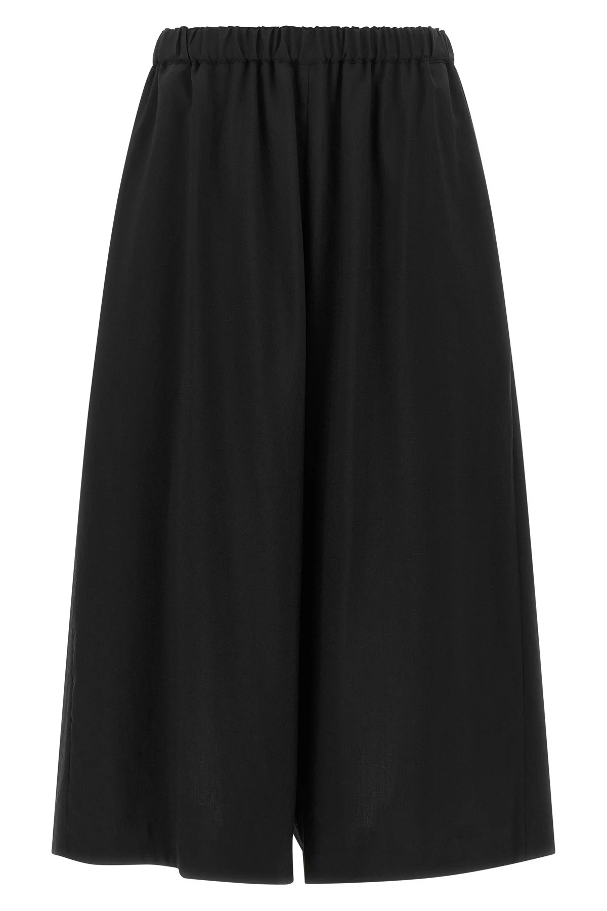 Wool Culotte Pants - 1