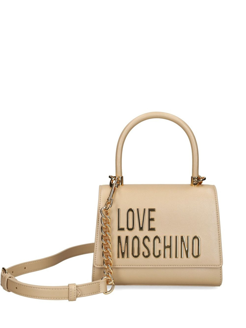 logo-lettering tote bag 1