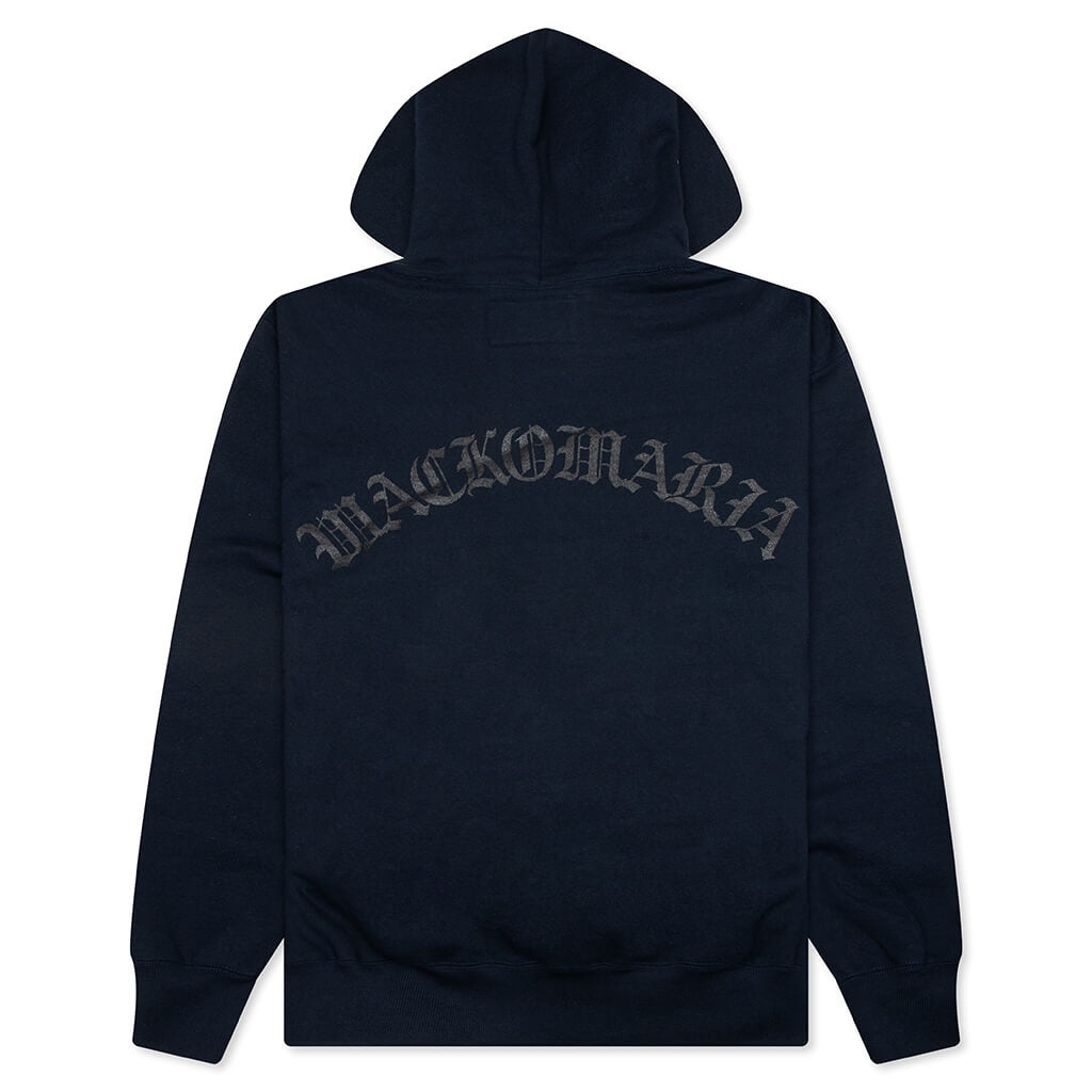 【 WACKO MARIA 】 HEAVY WEIGHT FULL ZIP HOODED SWEAT SHIRT Wacko Maria – Heavy Weight Full-Zip Hooded Sweatshirt Black