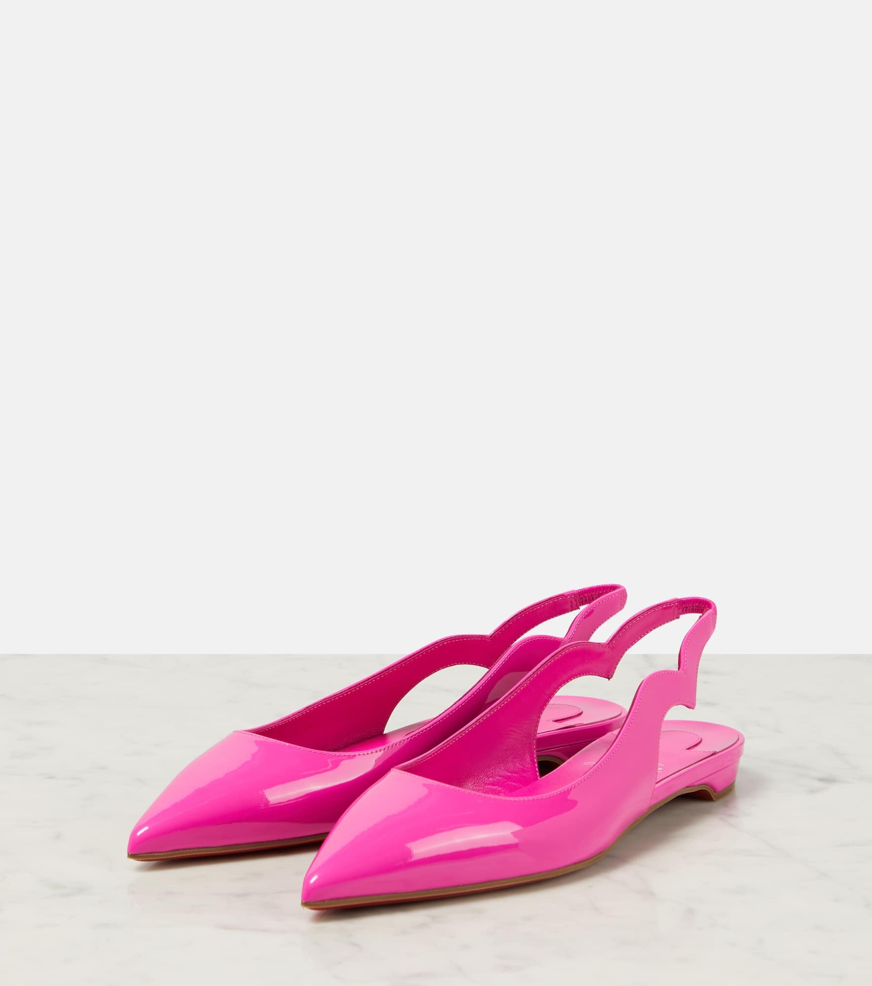Hot Chickita Sling patent leather ballet flats - 5