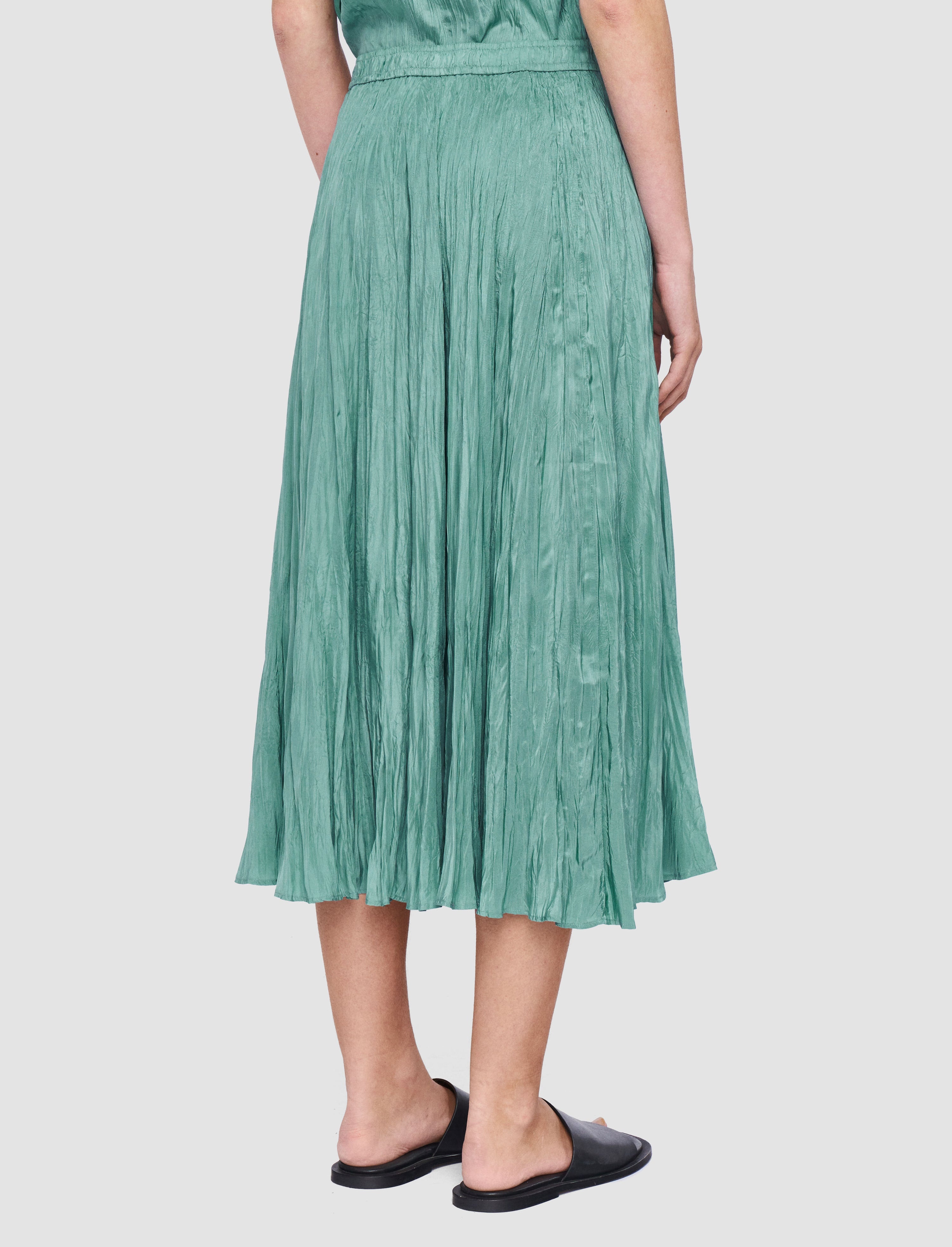 Sully Habotai Silk Skirt - 3