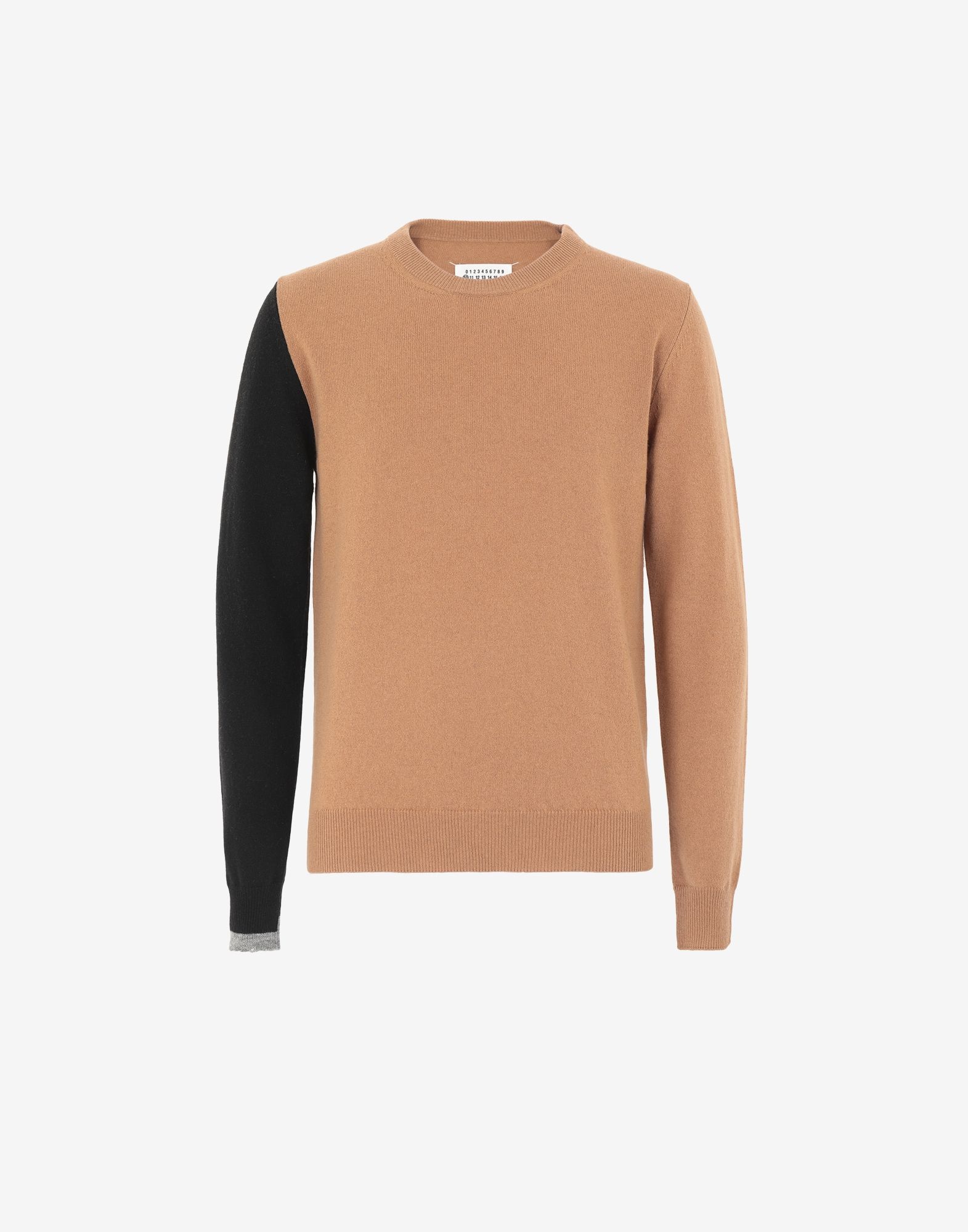 Colour block cashmere sweater - 1