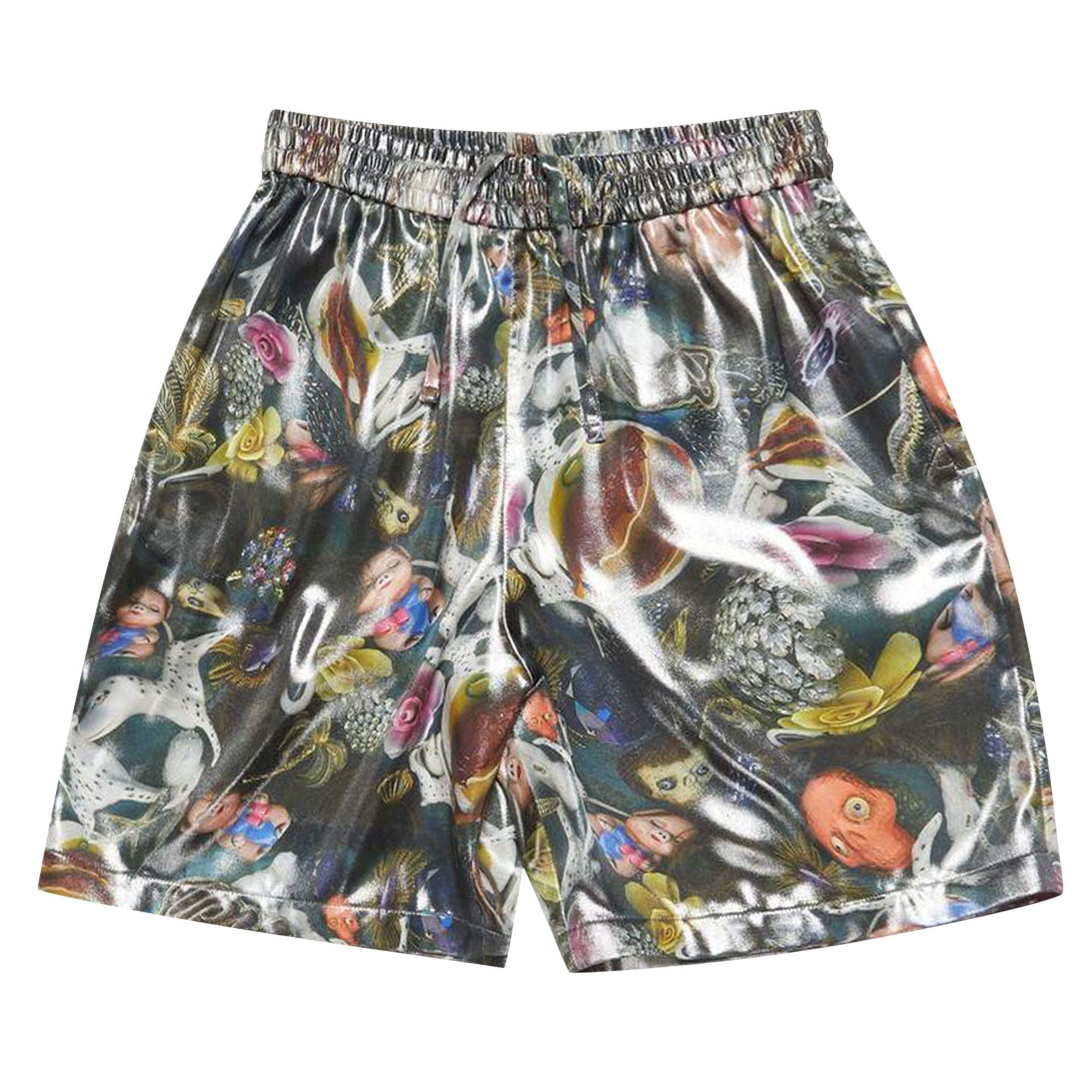 Acne Studios Fluid Printed Shorts 'Black' - 1