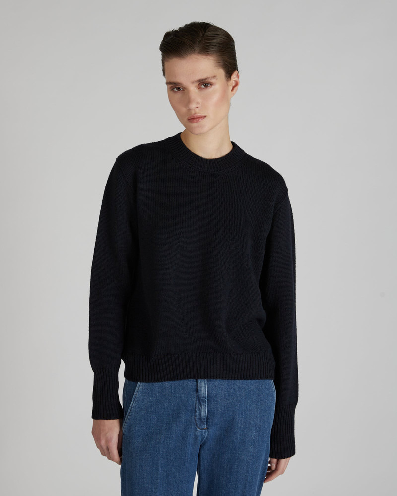 SLOWEAR Regular-fit crewneck sweater in certified merino wool outlook
