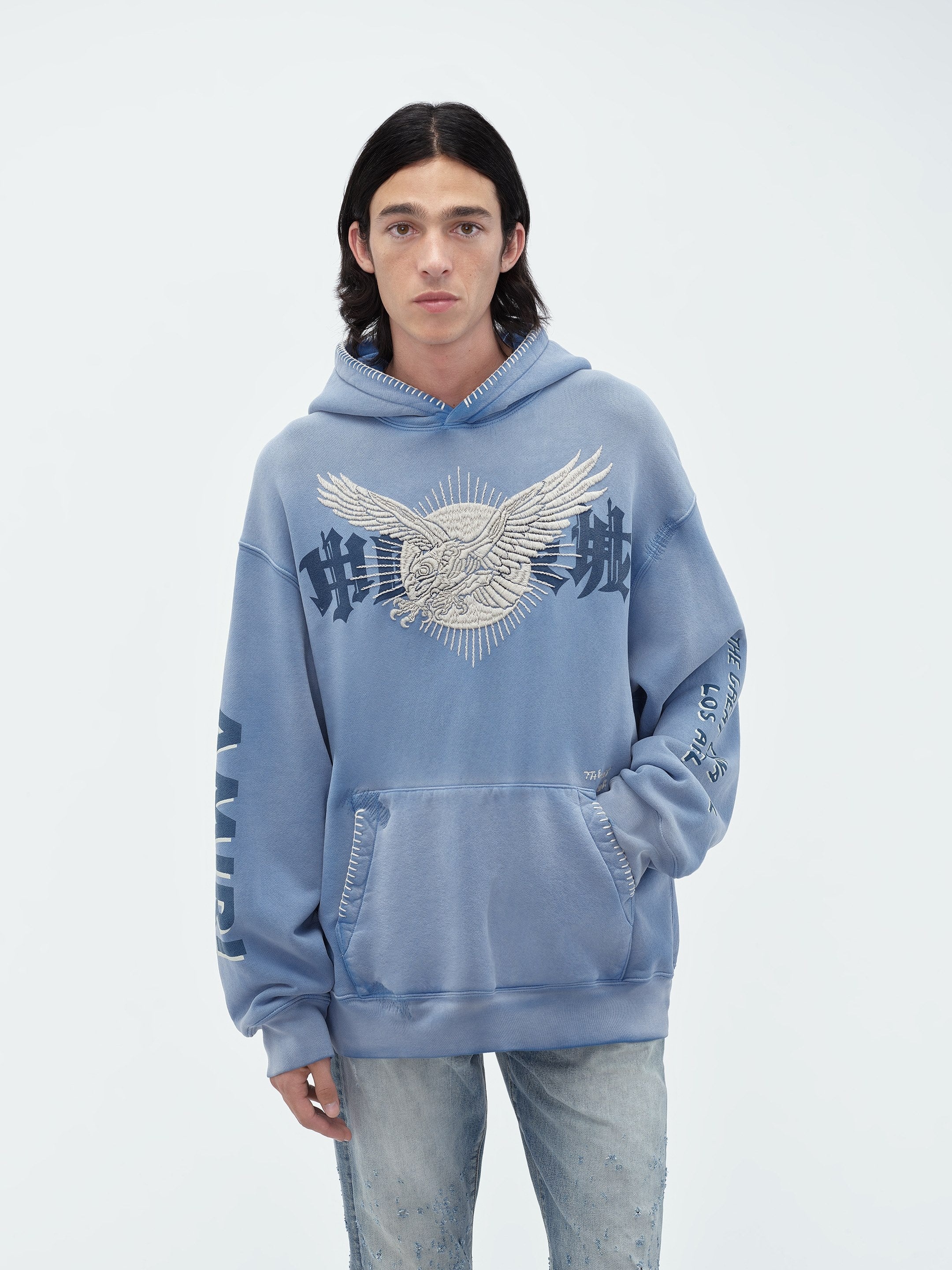 AMIRI TGCW EAGLE HOODIE REVERSIBLE