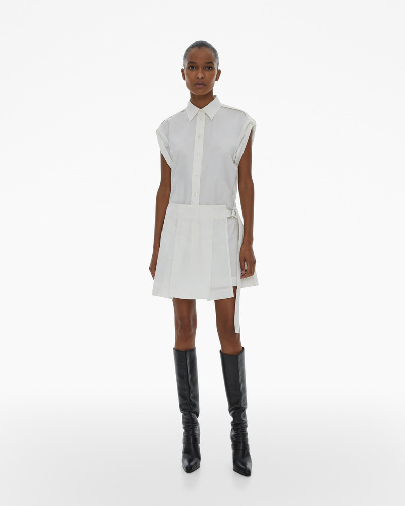 Helmut Lang PLEATED MINI SHIRT DRESS outlook