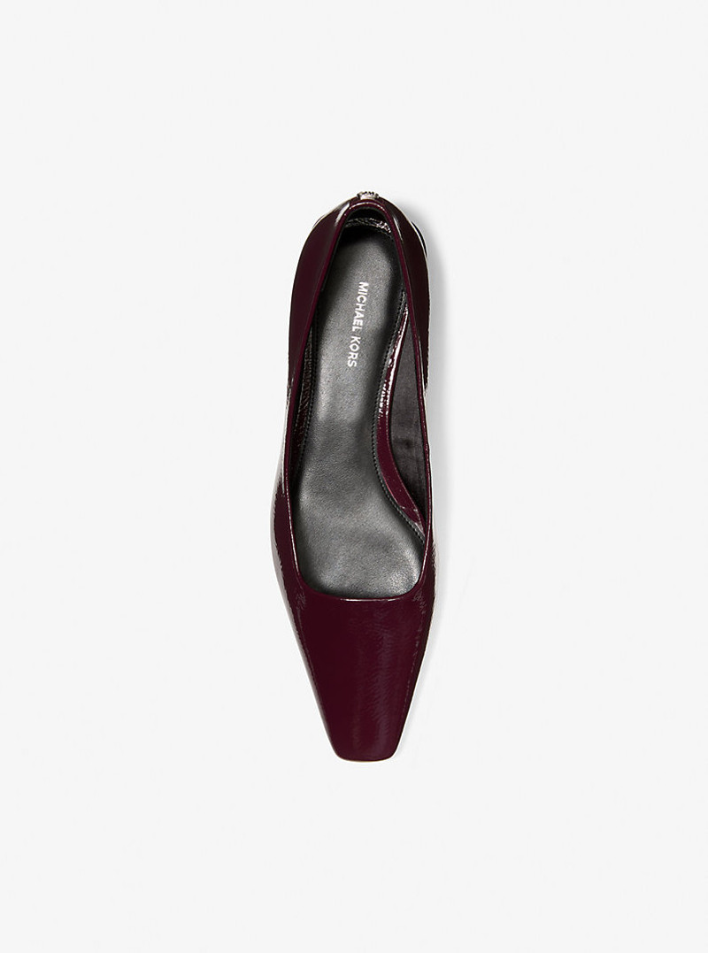 Darrah Crackled Patent Leather Ballet Flat 3