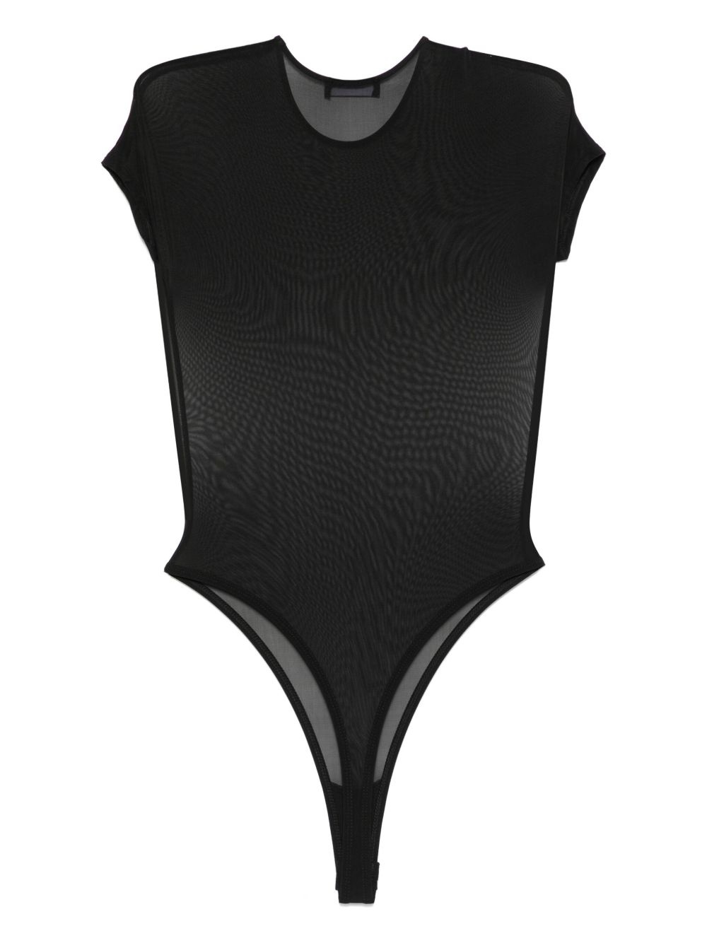 sheer cap-sleeve bodysuit - 2