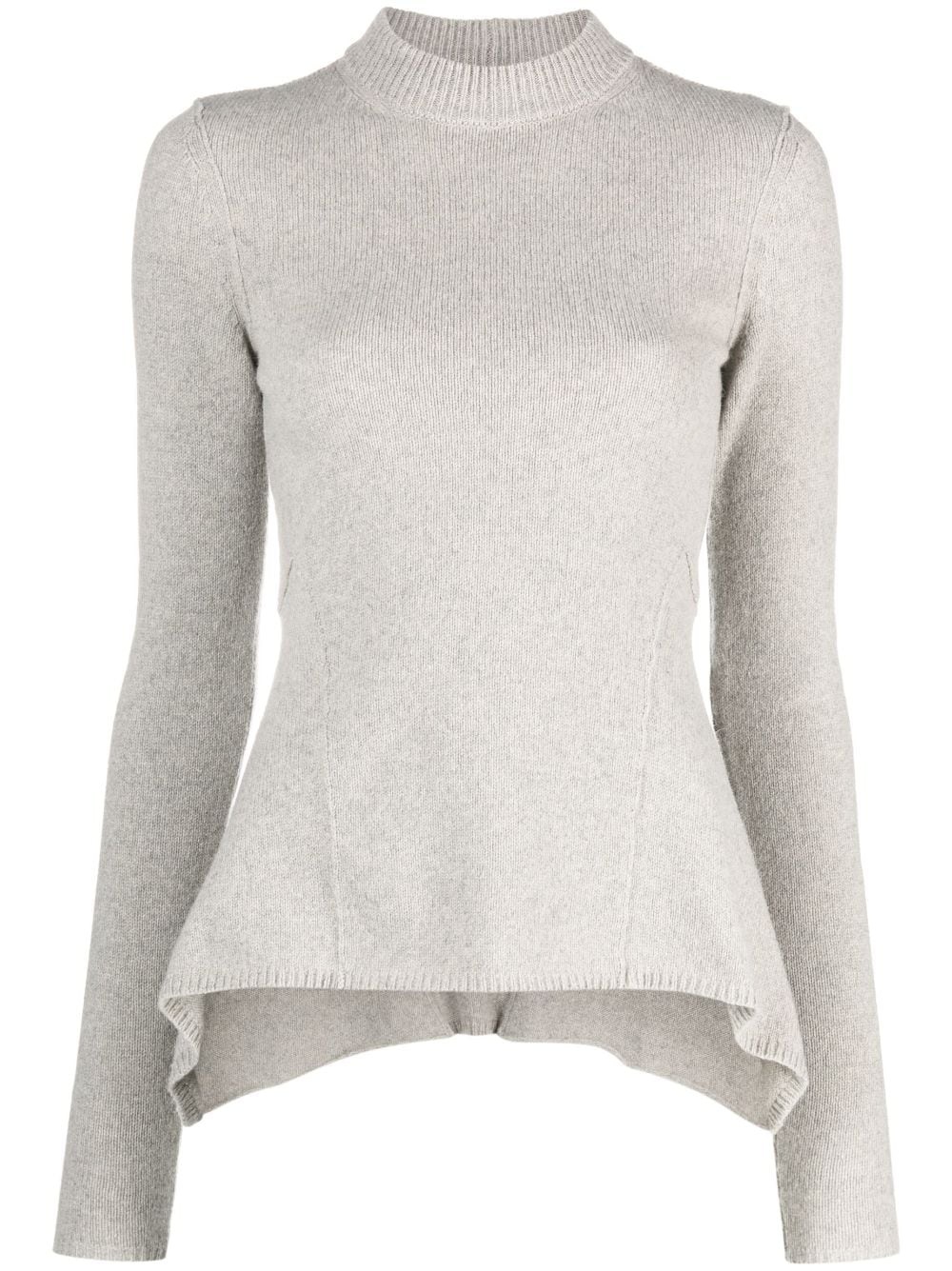 crew-neck long-sleeve jumper - 1