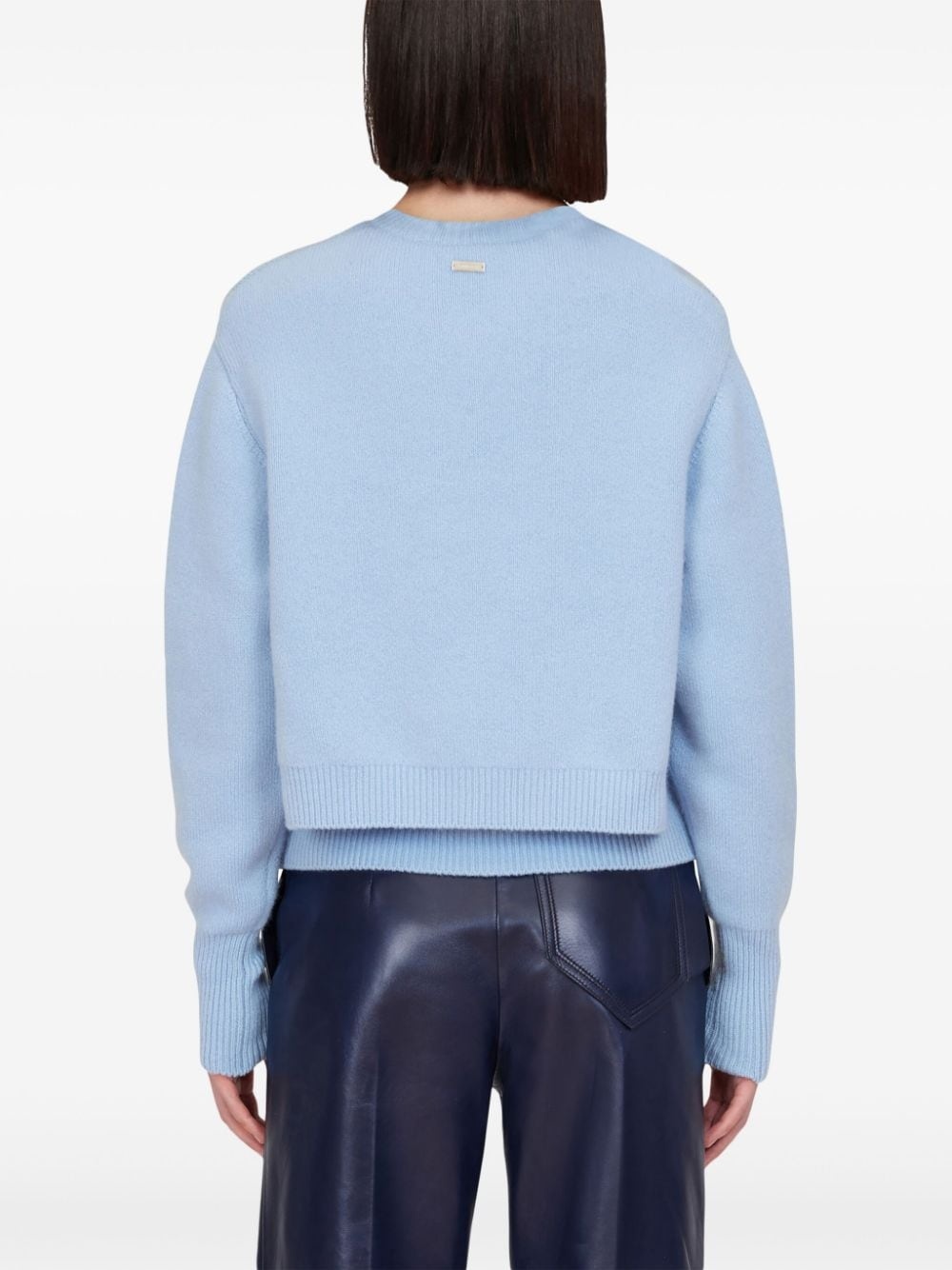layered cashmere sweater - 3