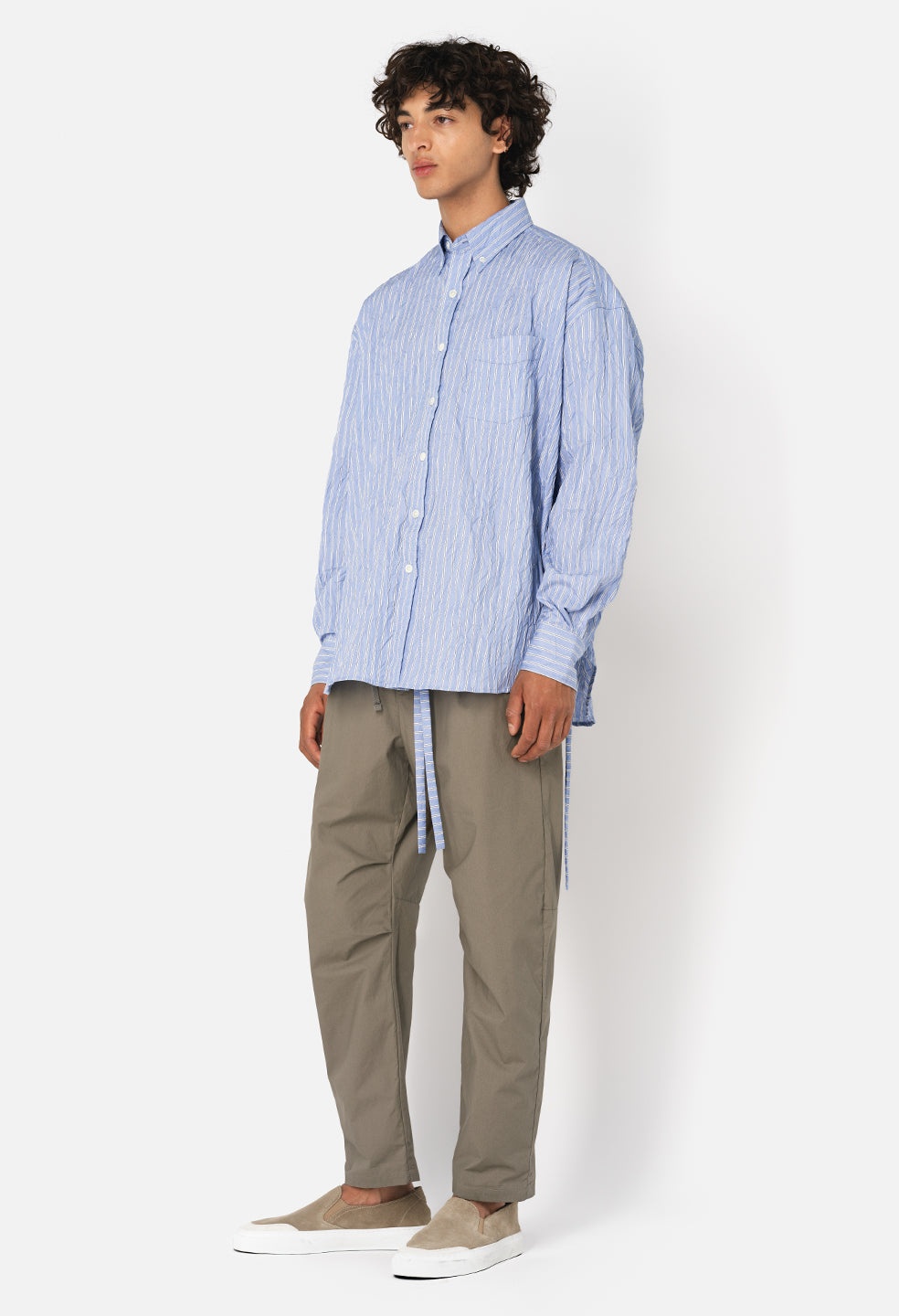 CRINKLED KIMONO SHIRT - 4