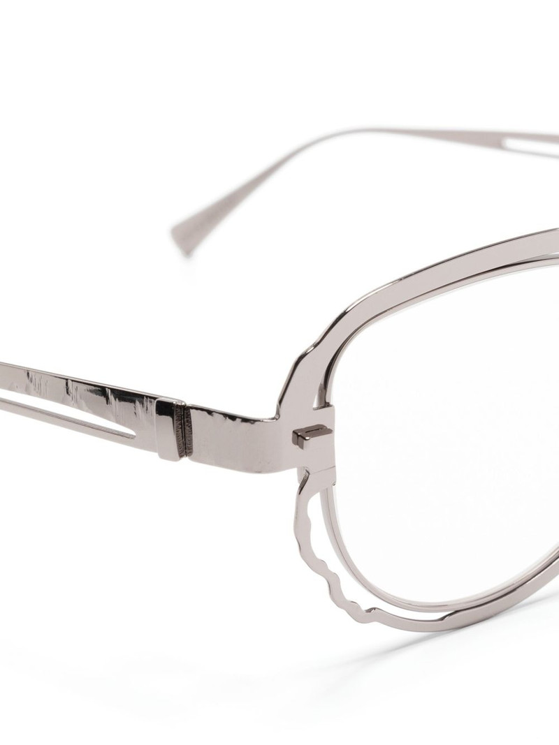 H02 geometric-frame glasses 3