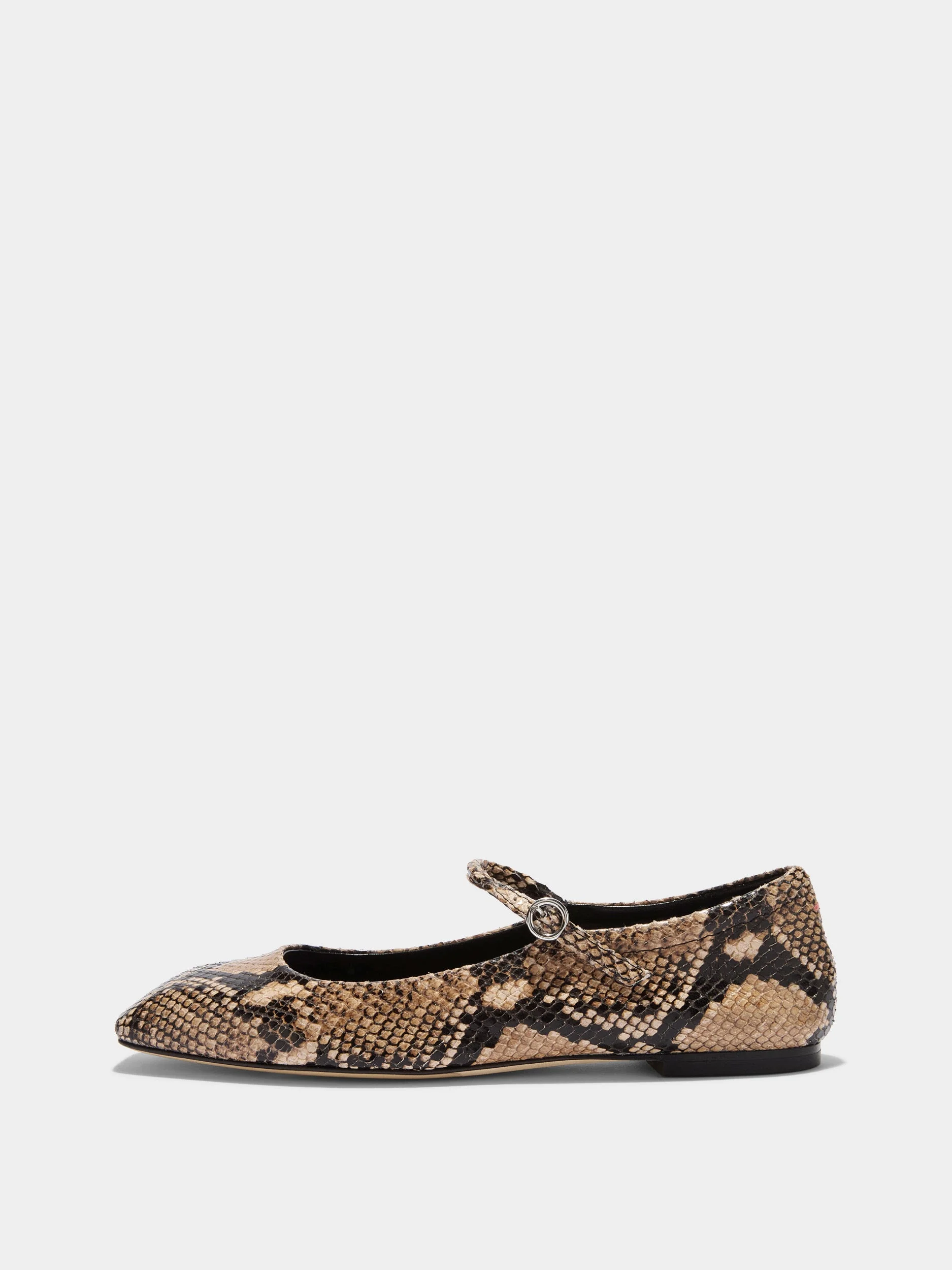 Uma Snake Print Mary-Janes - 1