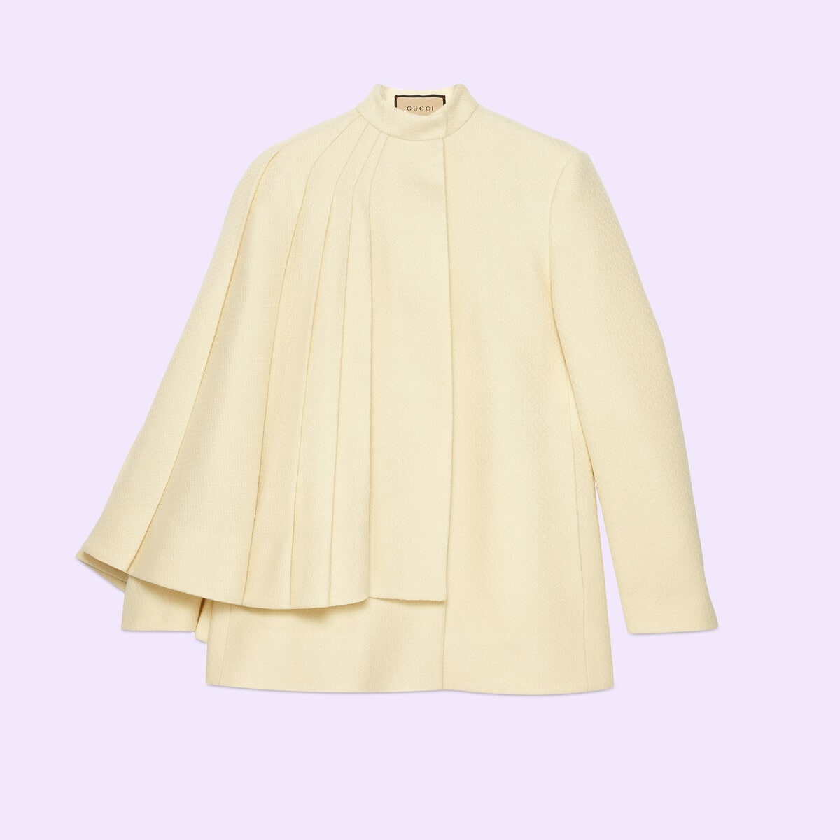 Wool coat with pleats - 2