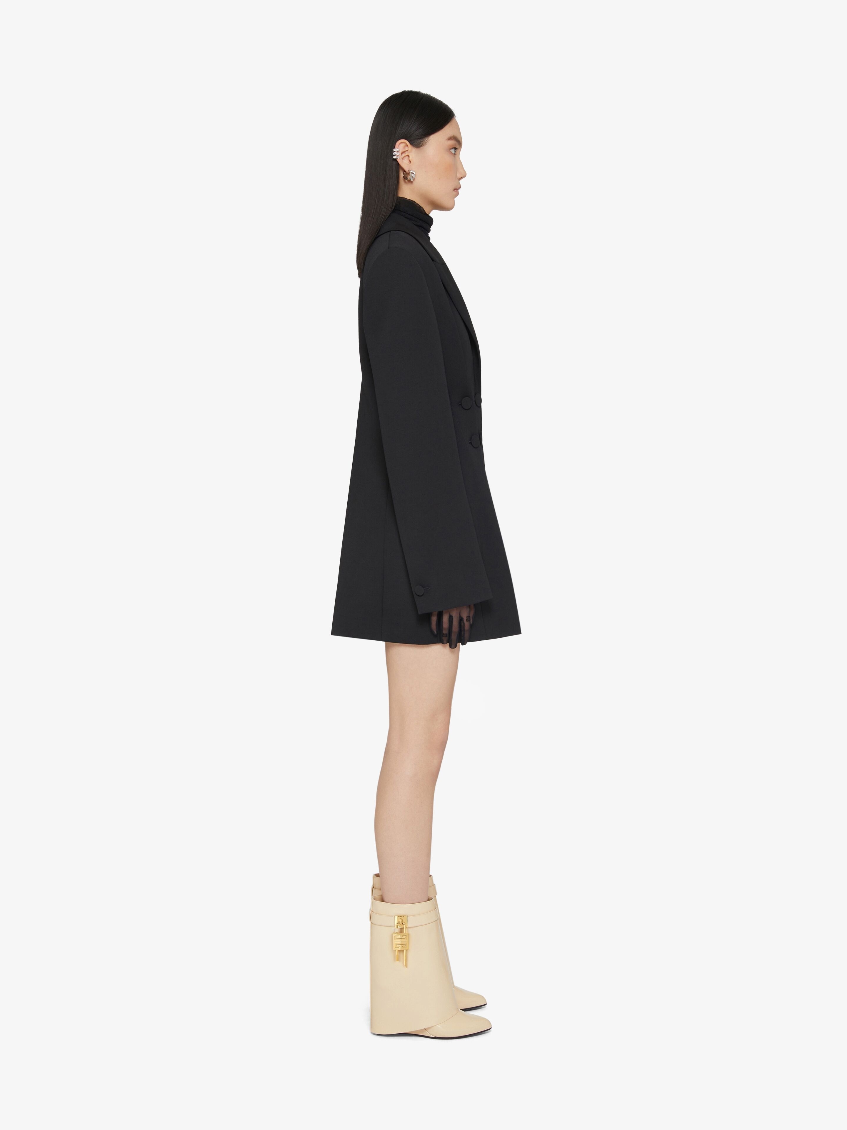 SHARK LOCK ANKLE BOOTS IN LEATHER - 2