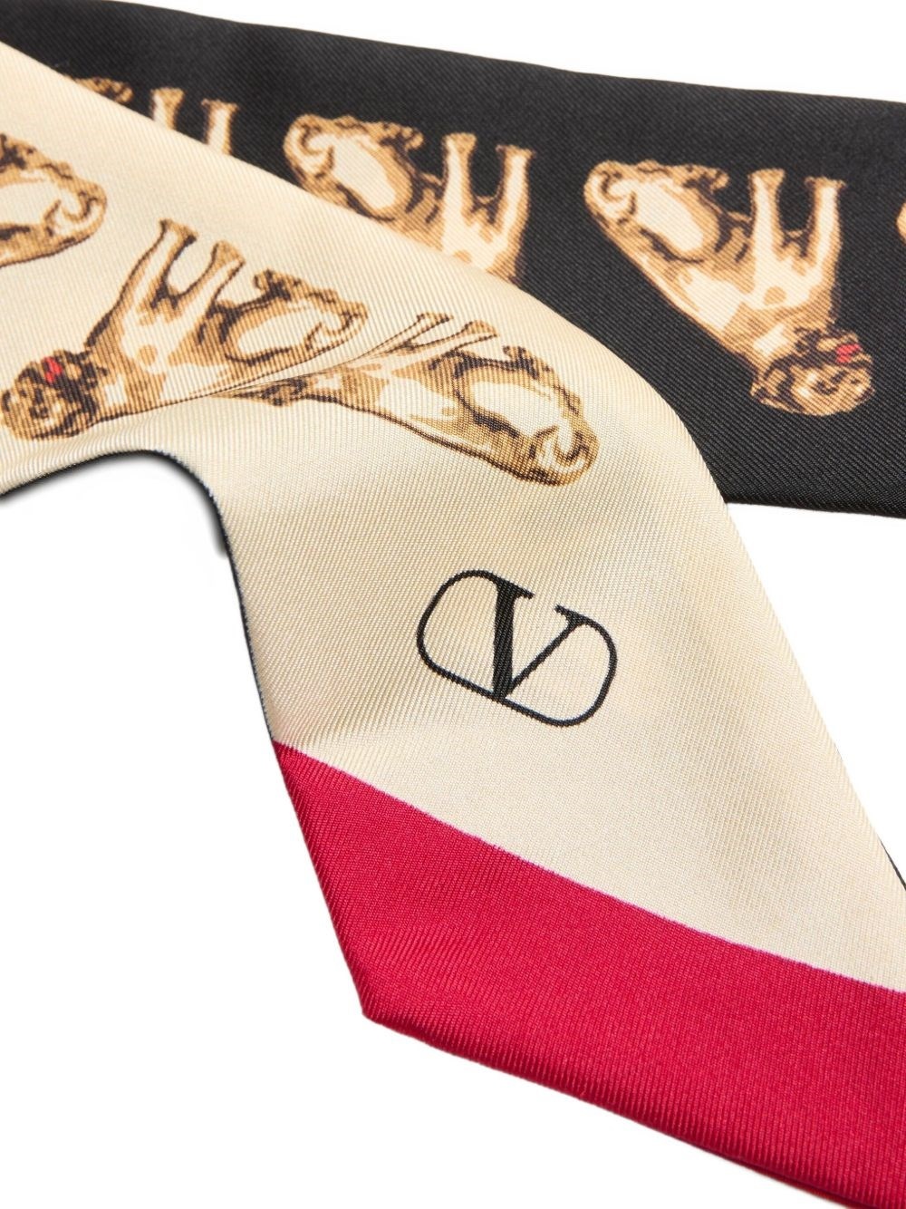 Printed silk foulard - 2
