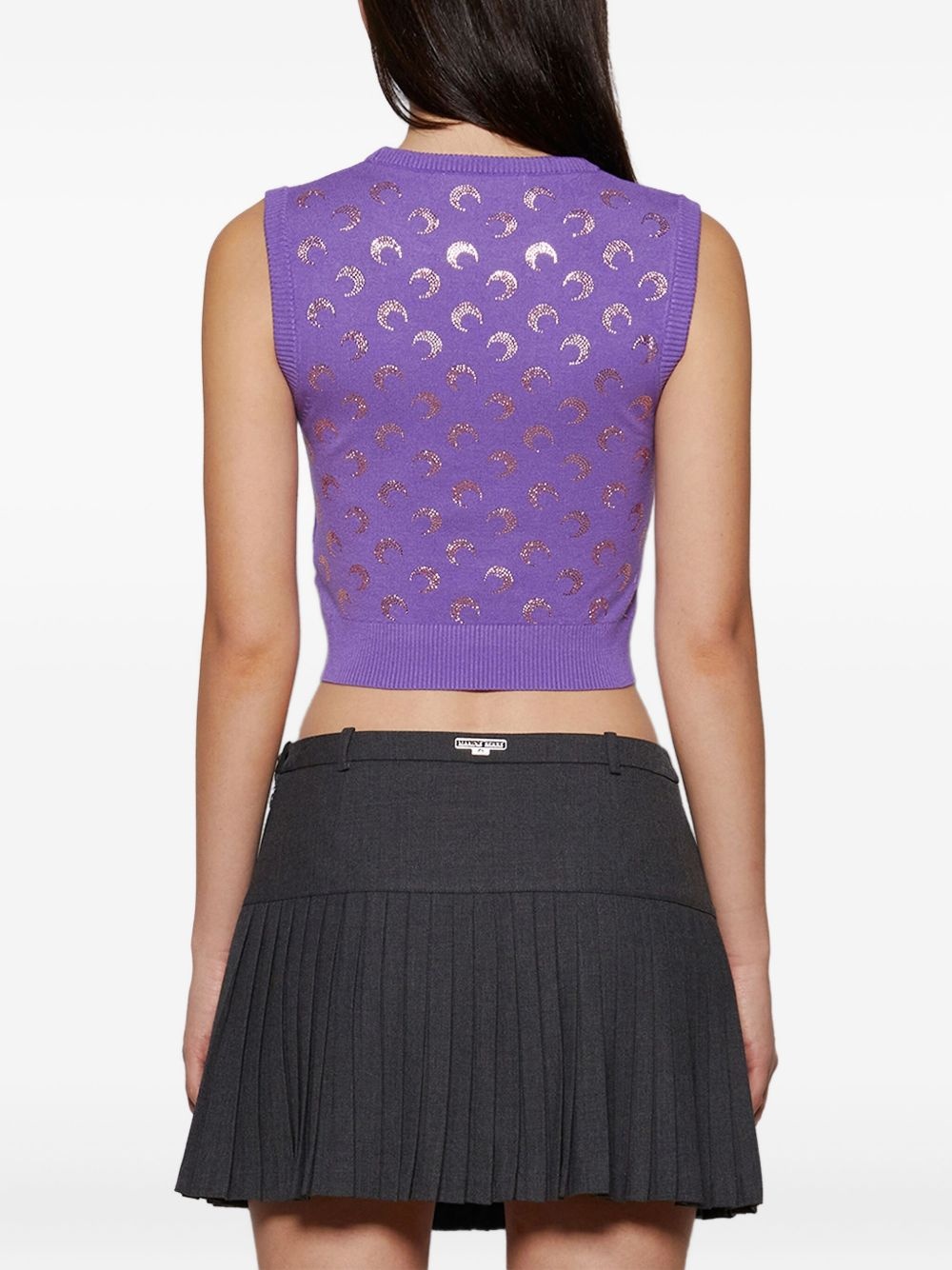 rhinestone-embellished tank top - 4