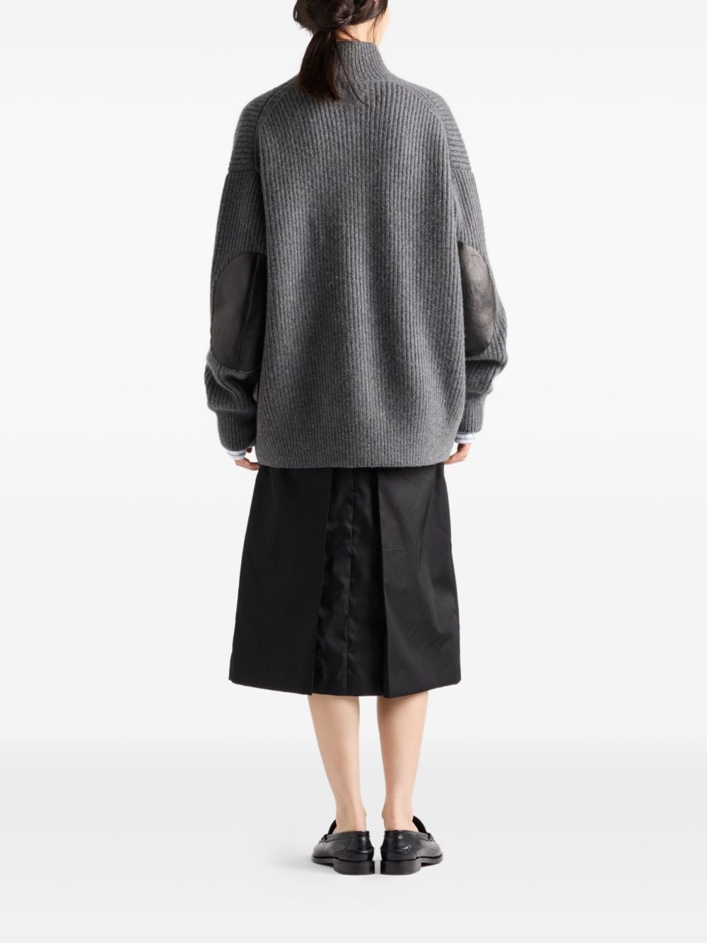 Re-Nylon flared skirt - 3
