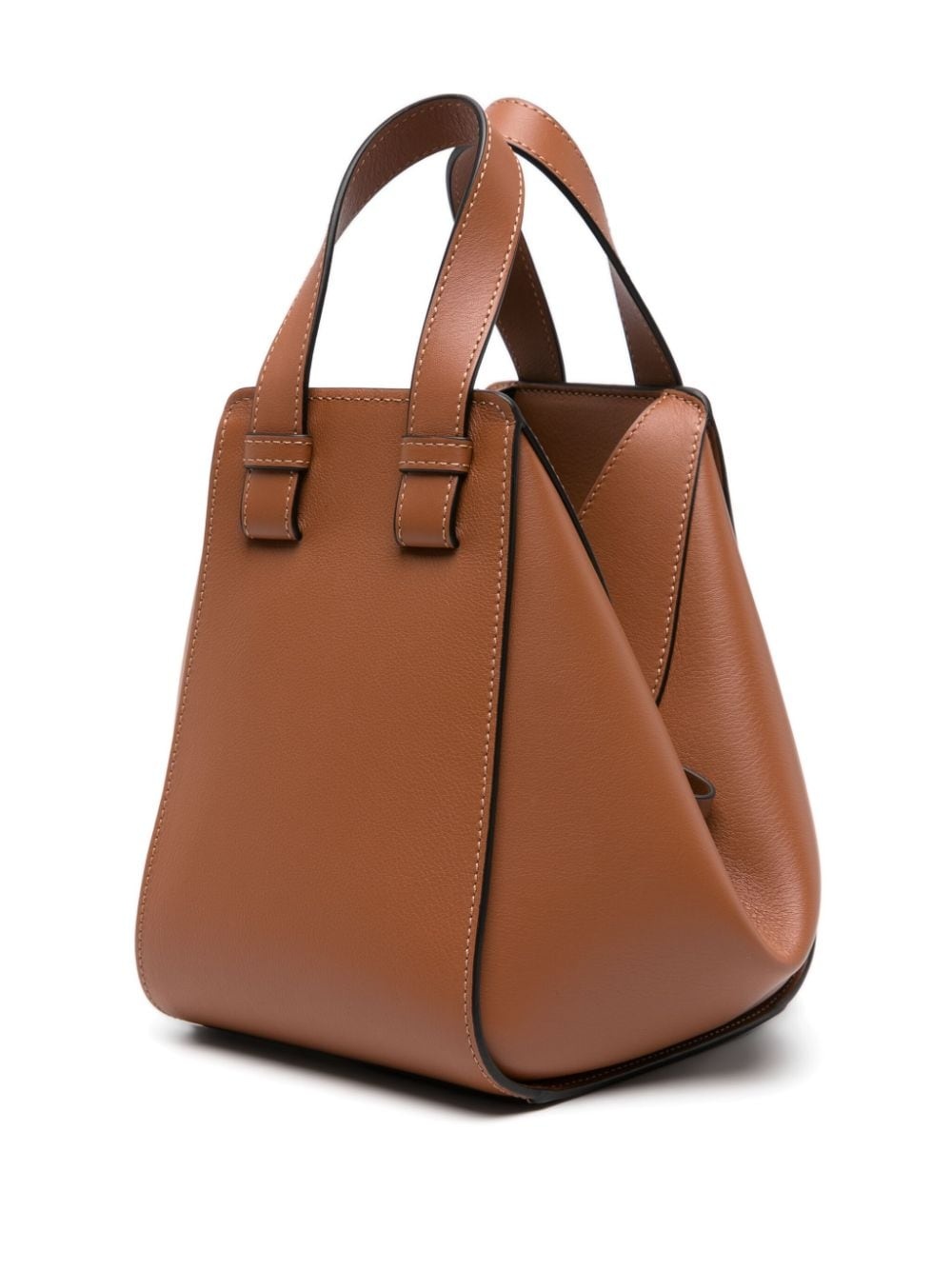 Compact Hammock leather tote bag - 3