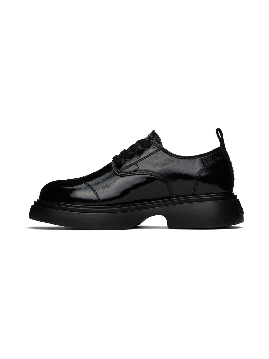 Black Everyday Lace-Up Derbys - 3