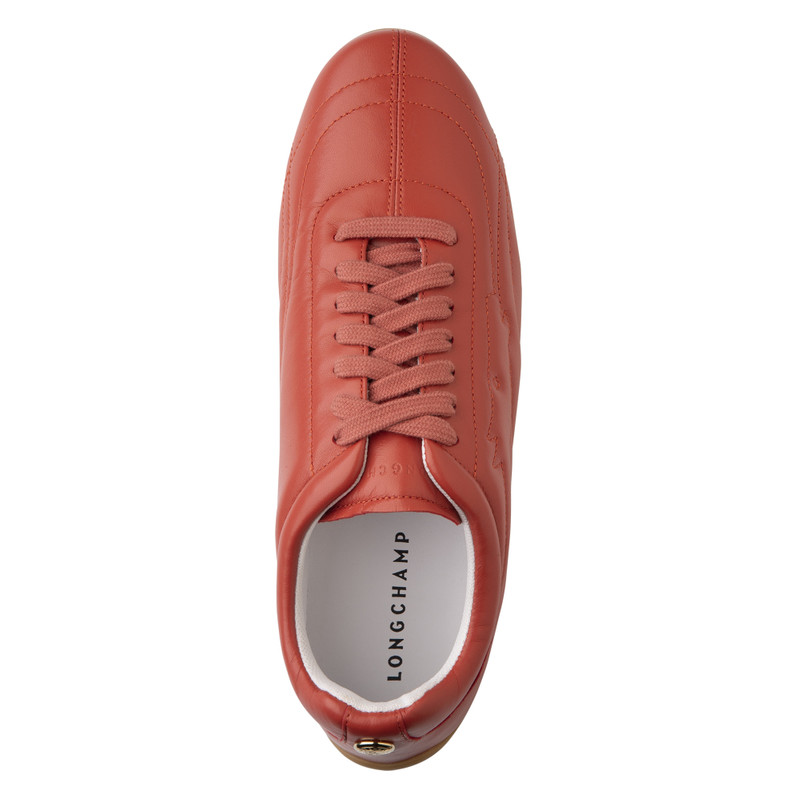 On-The-Go Sneakers Coral - Leather 5