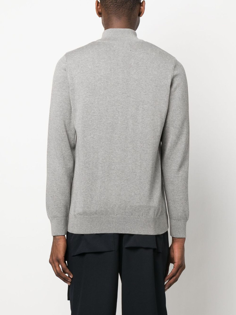 embroidered-logo high-neck jumper 4