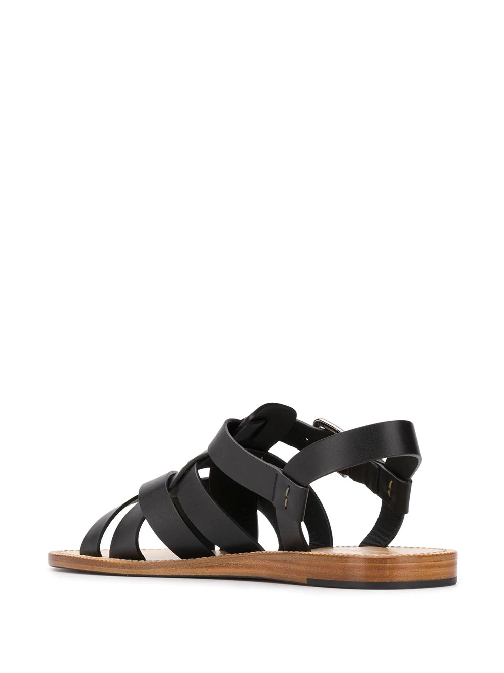 strappy flat sandals - 3